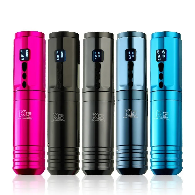 Wireless Power Tattoo Pen New K5 Battery Motor Tattoo Machine Cutting Line Tattoo Mobile Tattoo Pen
Wireless Power Tattoo Pen New K5 Battery Motor Tattoo Machine Cutting Line Tattoo Mobile Tattoo Pen