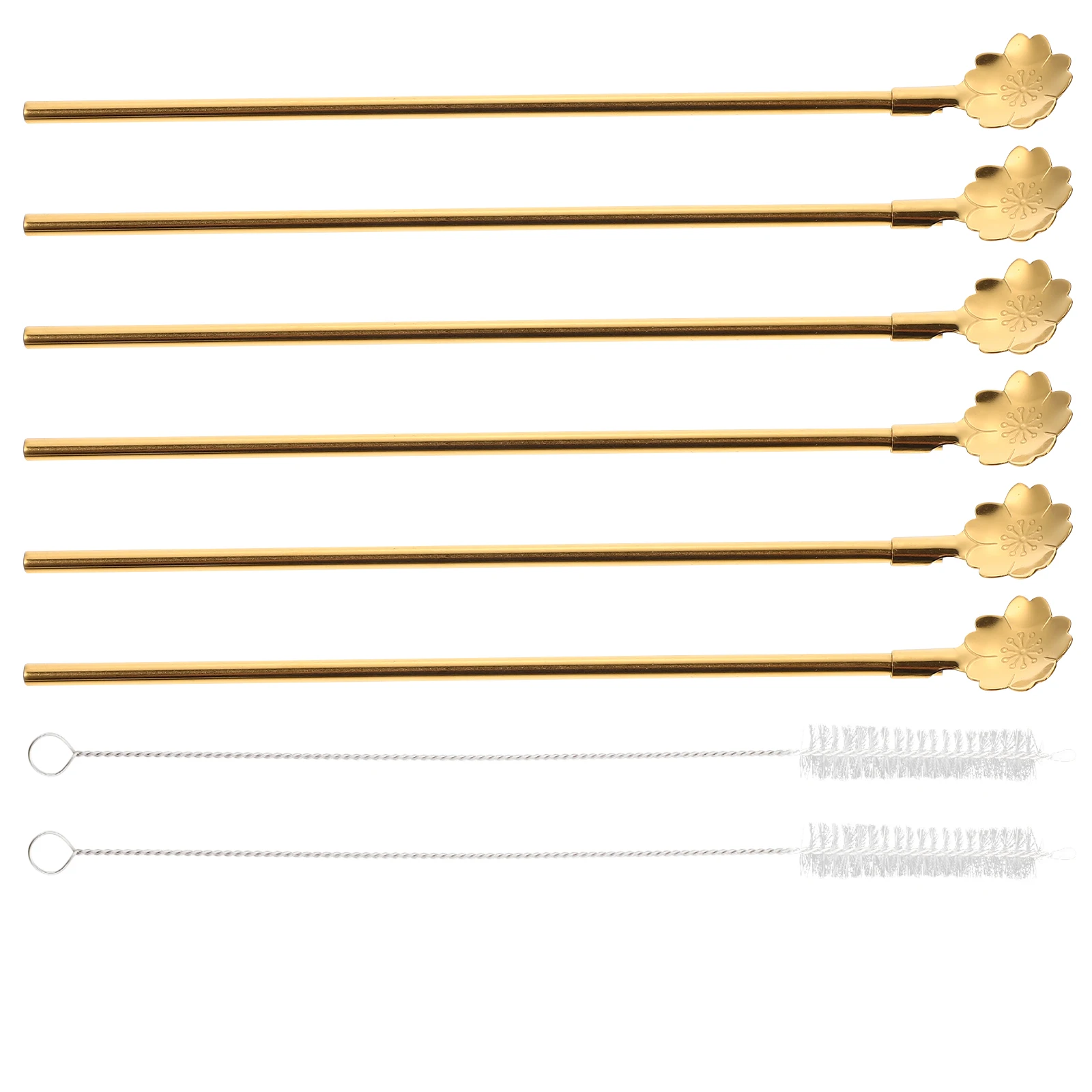8 Pcs Drinking Straw Spoon 304 Stainless Cocktail Mixing Tools Flower Drink Stirrers Straws Home Bar Accessories
8 Pcs Drinking Straw Spoon 304 Stainless Cocktail Mixing Tools Flower Drink Stirrers Straws Home Bar Accessories