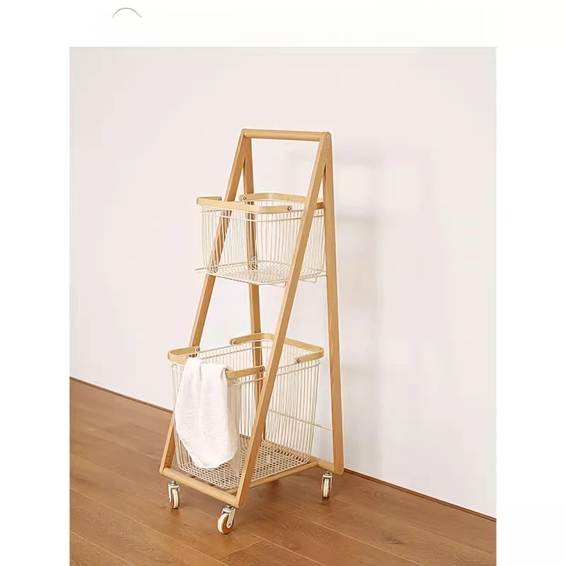 Double-layer laundry basket removable wrought iron sorting clothing storage rack bathroom
Double-layer laundry basket removable wrought iron sorting clothing storage rack bathroom