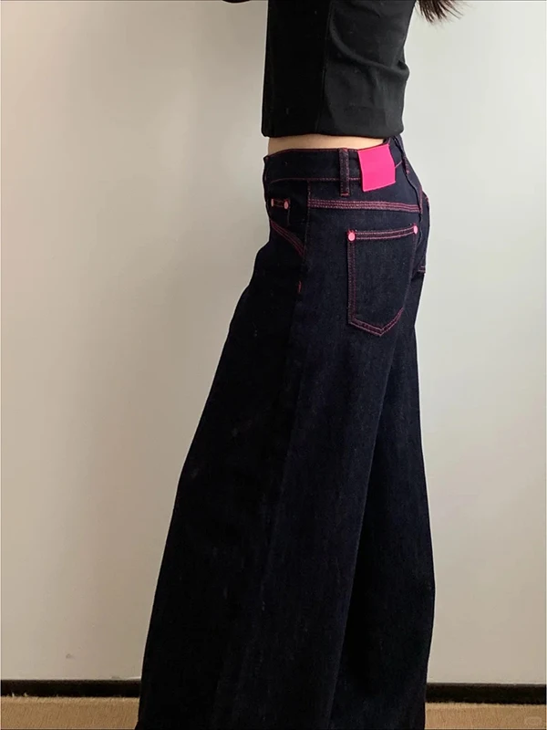 Американские ретро-джинсы с высокой талией и широкими штанинами, женские, осенне-зимние, новые, свободные, прямые, длинные брюки, повседневные, модные
Американские ретро-джинсы с высокой талией и широкими штанинами, женские, осенне-зимние, новые, свободные, прямые, длинные брюки, повседневные, модные