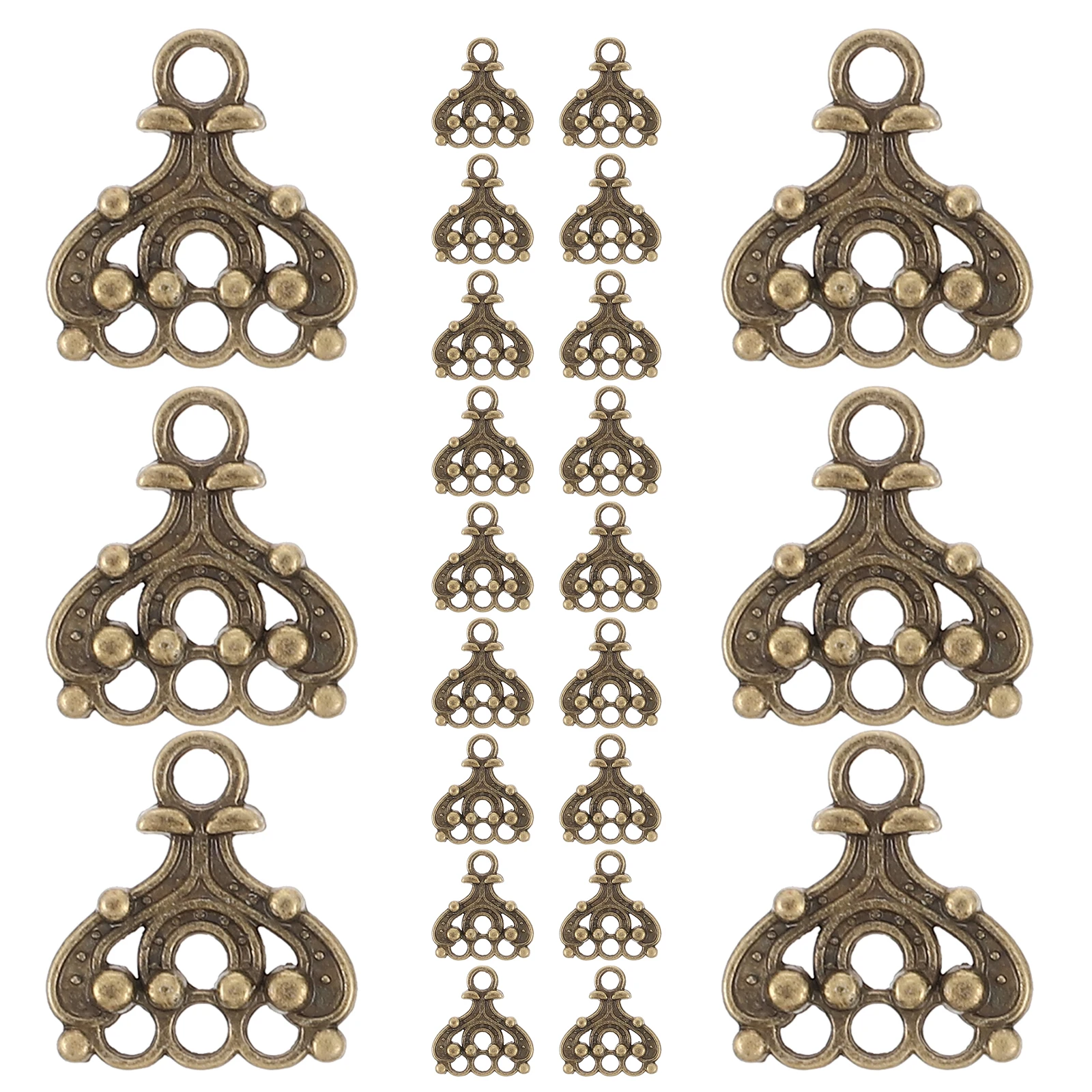 100 Pcs Zinc Alloy Jewelry Parts Premium Connector Charms for Necklace Earring Keychain Bracelet DIY Decorative Ornaments 
100 Pcs Zinc Alloy Jewelry Parts Premium Connector Charms for Necklace Earring Keychain Bracelet DIY Decorative Ornaments