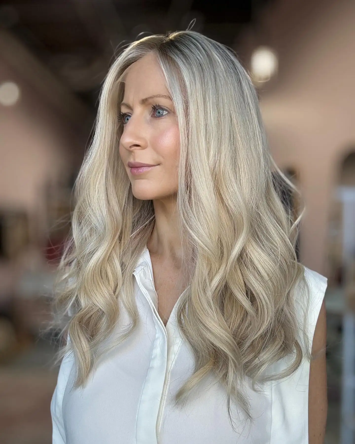 High Density Synthetic Wig Ombre Ash Blonde Wig Dark Roots Soft Wavy Women's Glueless Heat Resistant wig
High Density Synthetic Wig Ombre Ash Blonde Wig Dark Roots Soft Wavy Women's Glueless Heat Resistant wig