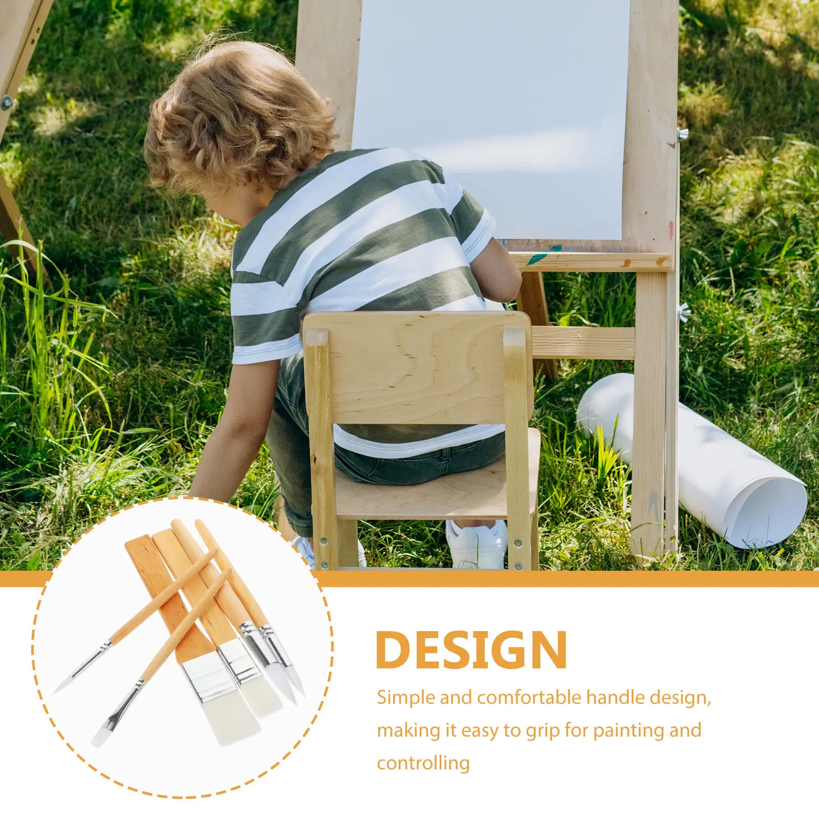 Набор из 6 универсальных художественных кистей с легкими компактными деревянными ручками для начинающих студентов и художников, для акрила, акварели, гуаши
Набор из 6 универсальных художественных кистей с легкими компактными деревянными ручками для начинающих студентов и художников, для акрила, акварели, гуаши