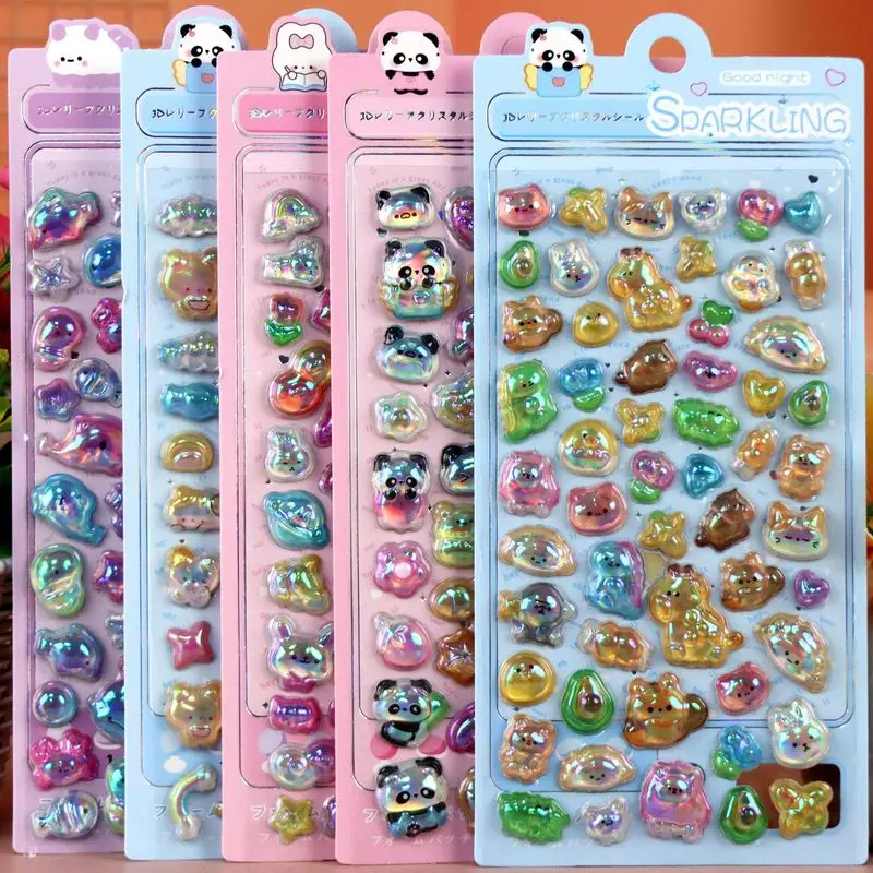 50 шт. милых японских 3D-наклеек с подводными существами и радужным тиснением, для украшения чехлов для телефонов и кошельков
50 шт. милых японских 3D-наклеек с подводными существами и радужным тиснением, для украшения чехлов для телефонов и кошельков