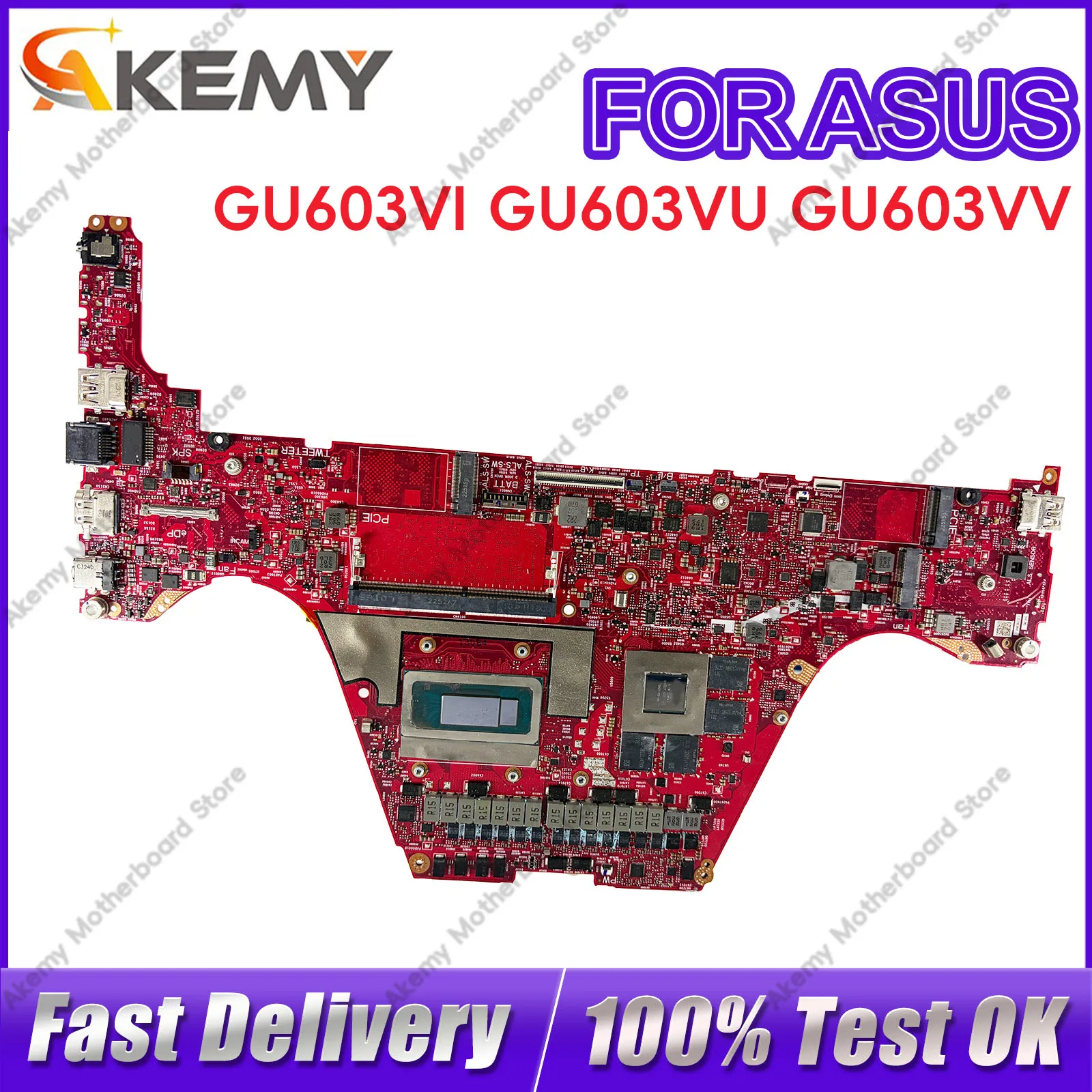 6050A3445001 Laptop Motherboard For ASUS ROG Zephyrus M16 GU603V GU603VV GU60VU Mainboard With 13th Gen i5 i7 i9 100% tests OK
6050A3445001 Laptop Motherboard For ASUS ROG Zephyrus M16 GU603V GU603VV GU60VU Mainboard With 13th Gen i5 i7 i9 100% tests OK