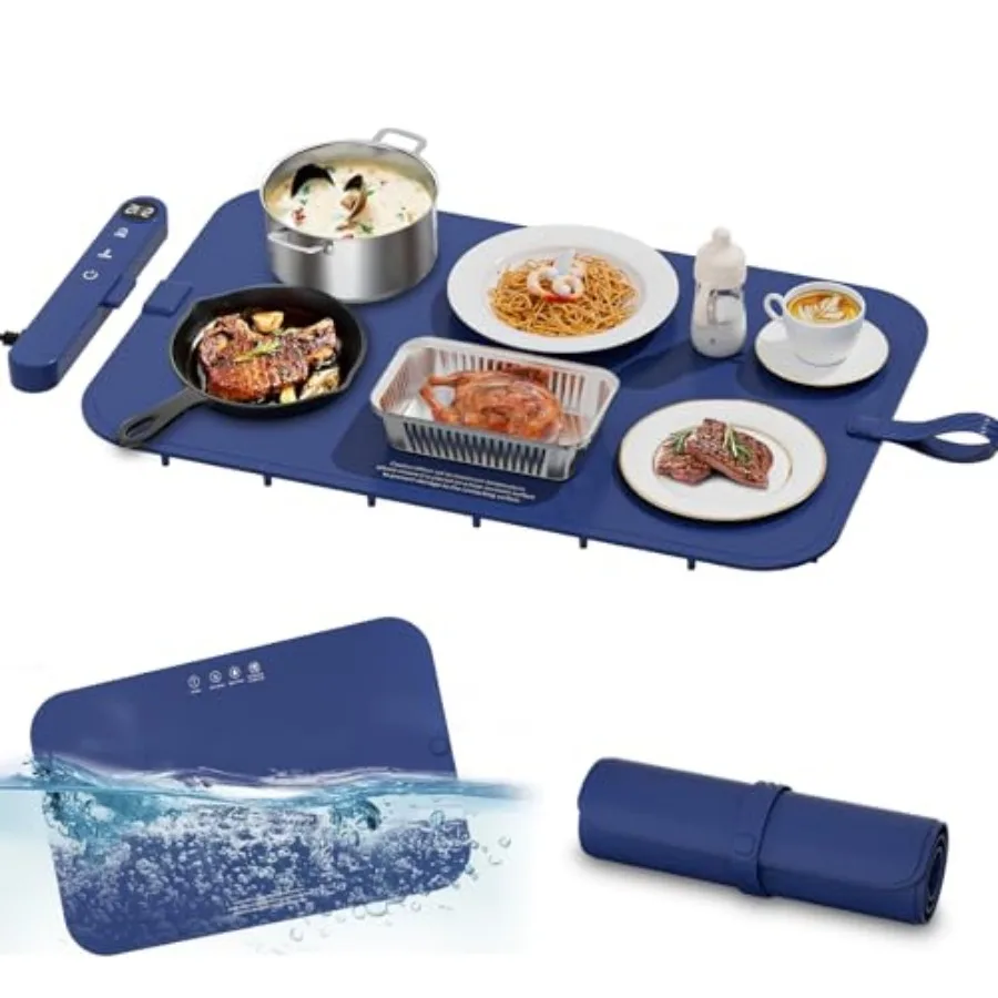 Upgrade Graphene Food Warming Mat - Full Surface Rapid Heating Electric Warming Tray for Countertop Waterproof Food Warmers for
Upgrade Graphene Food Warming Mat - Full Surface Rapid Heating Electric Warming Tray for Countertop Waterproof Food Warmers for