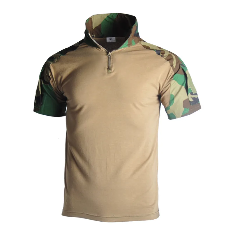 Mens Tactical Camouflage Polo Shirt Y2K Zipper Stand Collar Summer Quick Drying Outdoor Training Tops Boxy Fit Short Sleeved Top
Mens Tactical Camouflage Polo Shirt Y2K Zipper Stand Collar Summer Quick Drying Outdoor Training Tops Boxy Fit Short Sleeved Top