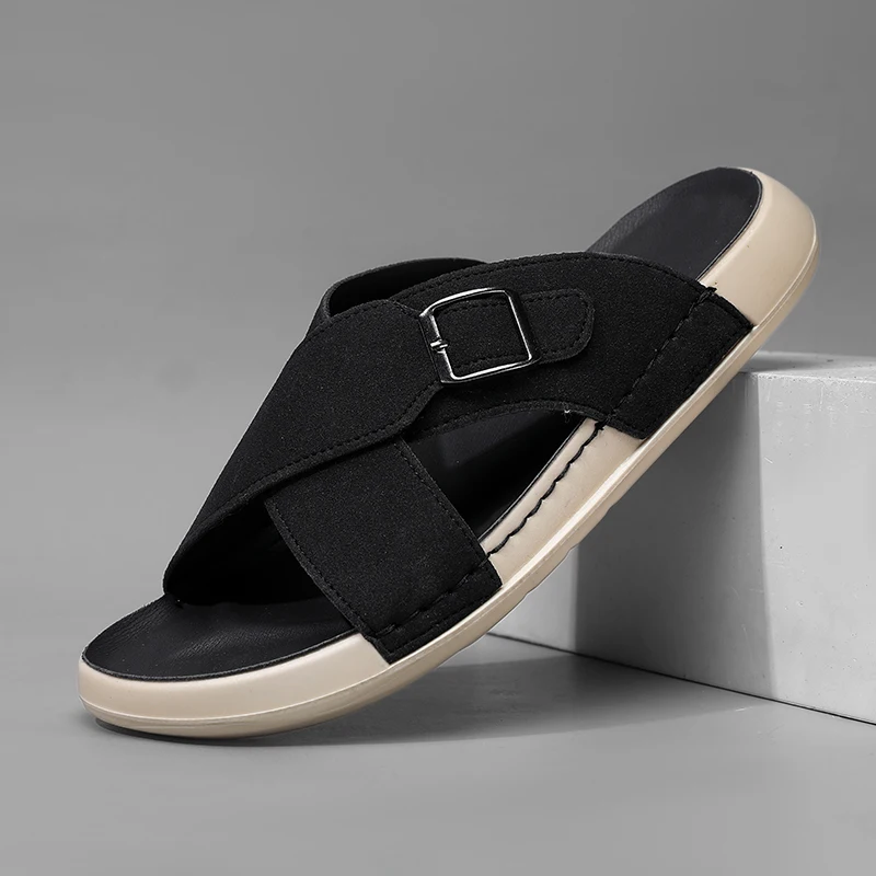 Men's high-quality sports casual slippers summer new breathable soft-soled non-slip outdoor beach shoes fashion walking sandals
Men's high-quality sports casual slippers summer new breathable soft-soled non-slip outdoor beach shoes fashion walking sandals