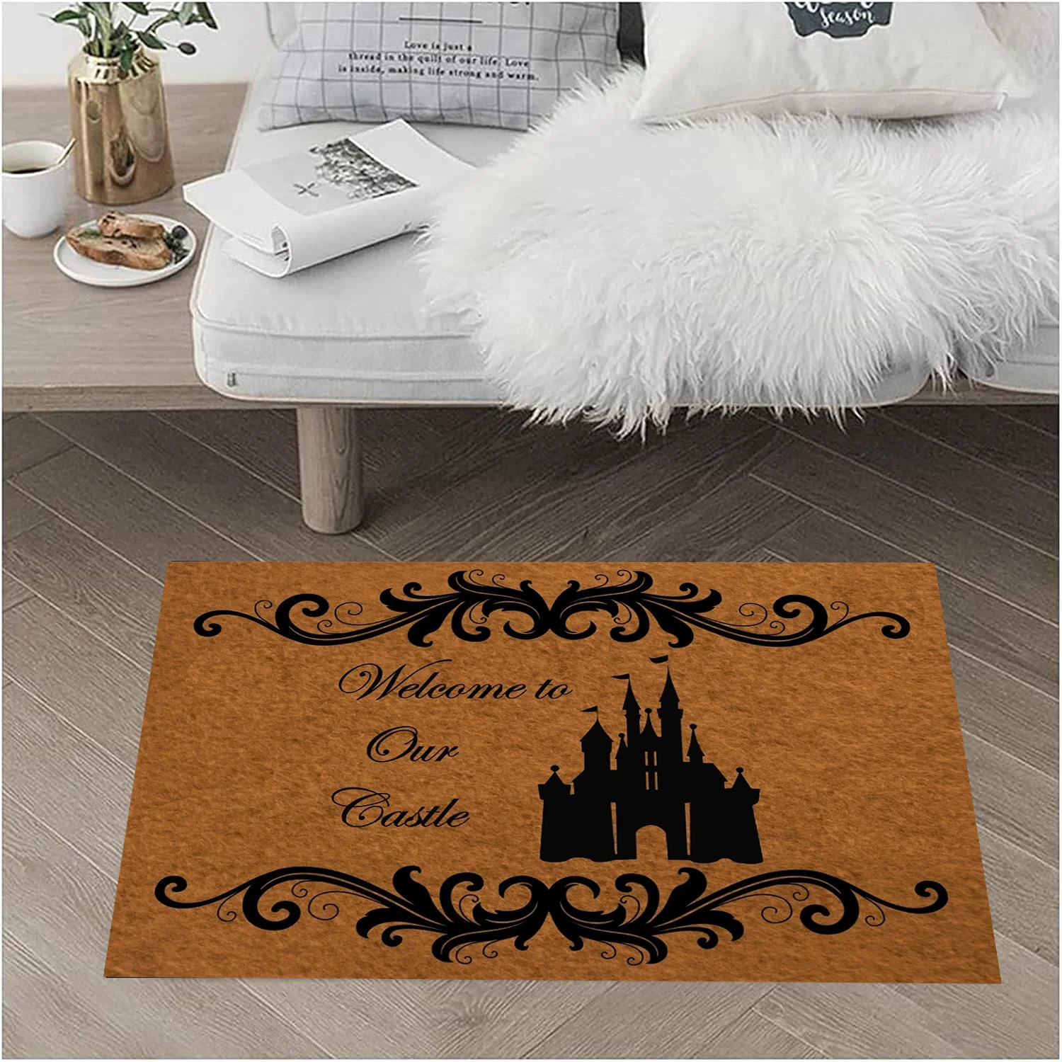 Funny Vintage Doormat Welcome to Our Castle Indoor Outdoor Entrance Floor Mat bathroom accessoriesHome decoration Room
Funny Vintage Doormat Welcome to Our Castle Indoor Outdoor Entrance Floor Mat bathroom accessoriesHome decoration Room