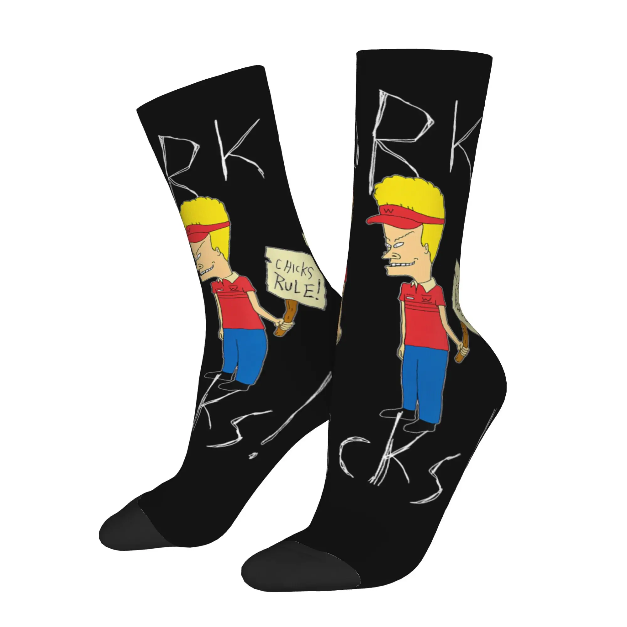 1 Pair Happy Funny Men's Sock Work Sucks Protest Signs Funny Cartoon Retro Harajuku B-Beavis Butthead Hip Hop Novelty Sock
1 Pair Happy Funny Men's Sock Work Sucks Protest Signs Funny Cartoon Retro Harajuku B-Beavis Butthead Hip Hop Novelty Sock