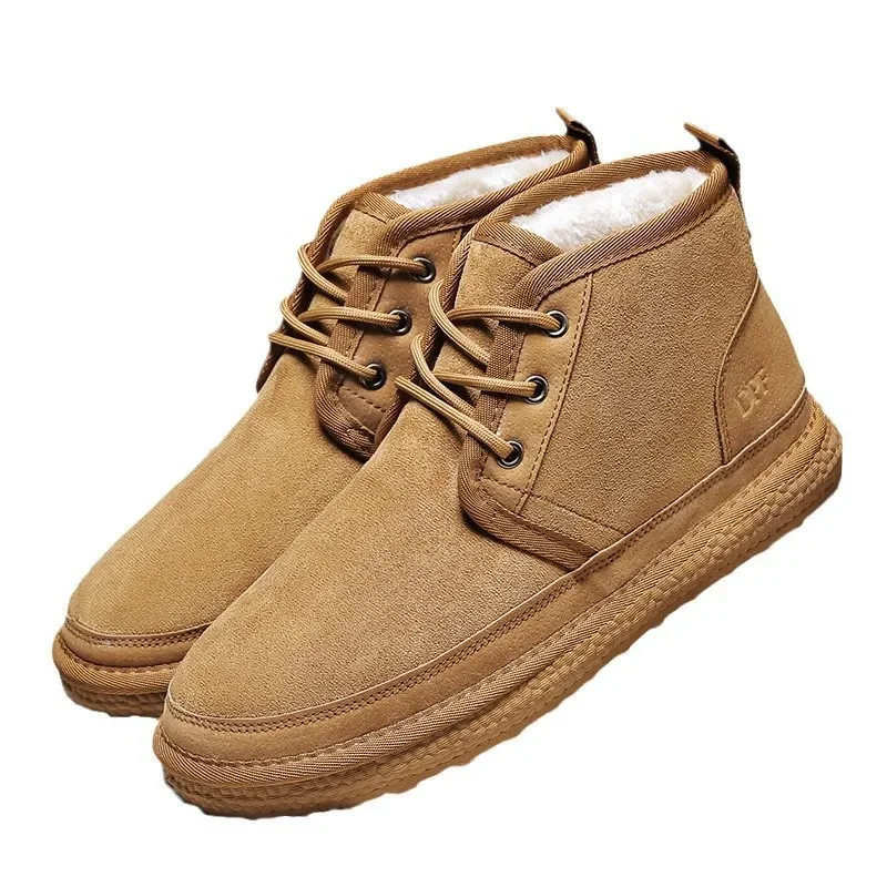 Мужские утепленные зимние ботинки на флисовой подкладке, зимняя нескользящая хлопковая обувь, теплые уличные ботинки для холодной погоды
Мужские утепленные зимние ботинки на флисовой подкладке, зимняя нескользящая хлопковая обувь, теплые уличные ботинки для холодной погоды