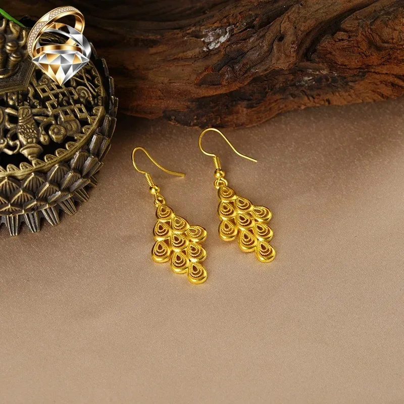 Elnar Jewelry Luxury 24K 9999 Pure Gold real gold Women's Vintage Phoenix Pendant Necklace Earrings Hollow Ring
Elnar Jewelry Luxury 24K 9999 Pure Gold real gold Women's Vintage Phoenix Pendant Necklace Earrings Hollow Ring