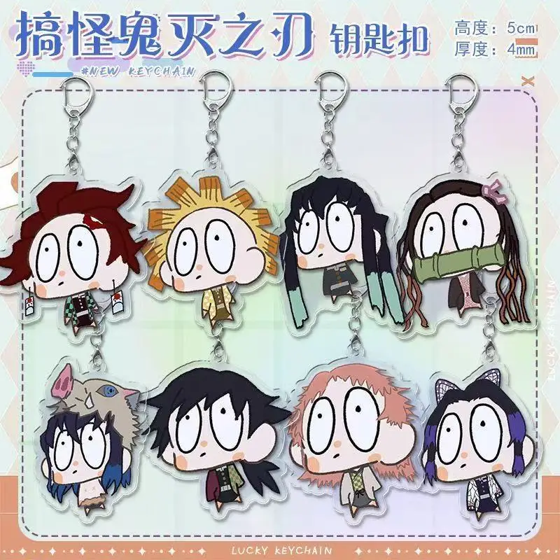 Demon Slayer Anime Keychain Cute Acrylic Backpack Charm Cosplay Accessory Kawaii Pendant Otaku Gift for Friends Funny Keyring
Demon Slayer Anime Keychain Cute Acrylic Backpack Charm Cosplay Accessory Kawaii Pendant Otaku Gift for Friends Funny Keyring