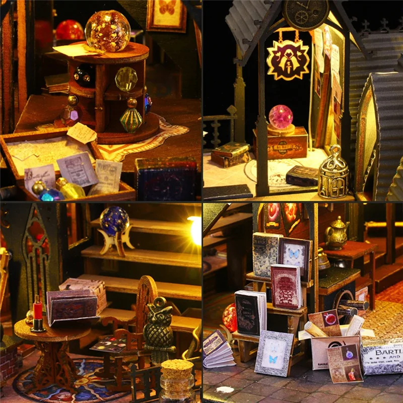 DIY Wooden Room Nook Kit For Bookshelf Decor, With Light DIY Model Kits For Adults
DIY Wooden Room Nook Kit For Bookshelf Decor, With Light DIY Model Kits For Adults