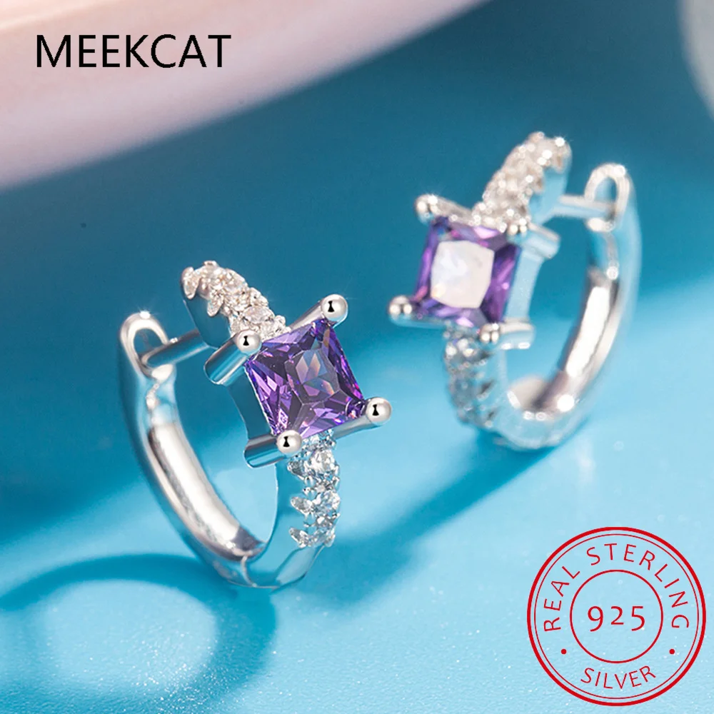 Square Natural Purple Amethyst 925 Sterling Silver Geometric Hoop Earring for Women Princess Cut Gemstone Jewelry Wedding Gift
Square Natural Purple Amethyst 925 Sterling Silver Geometric Hoop Earring for Women Princess Cut Gemstone Jewelry Wedding Gift