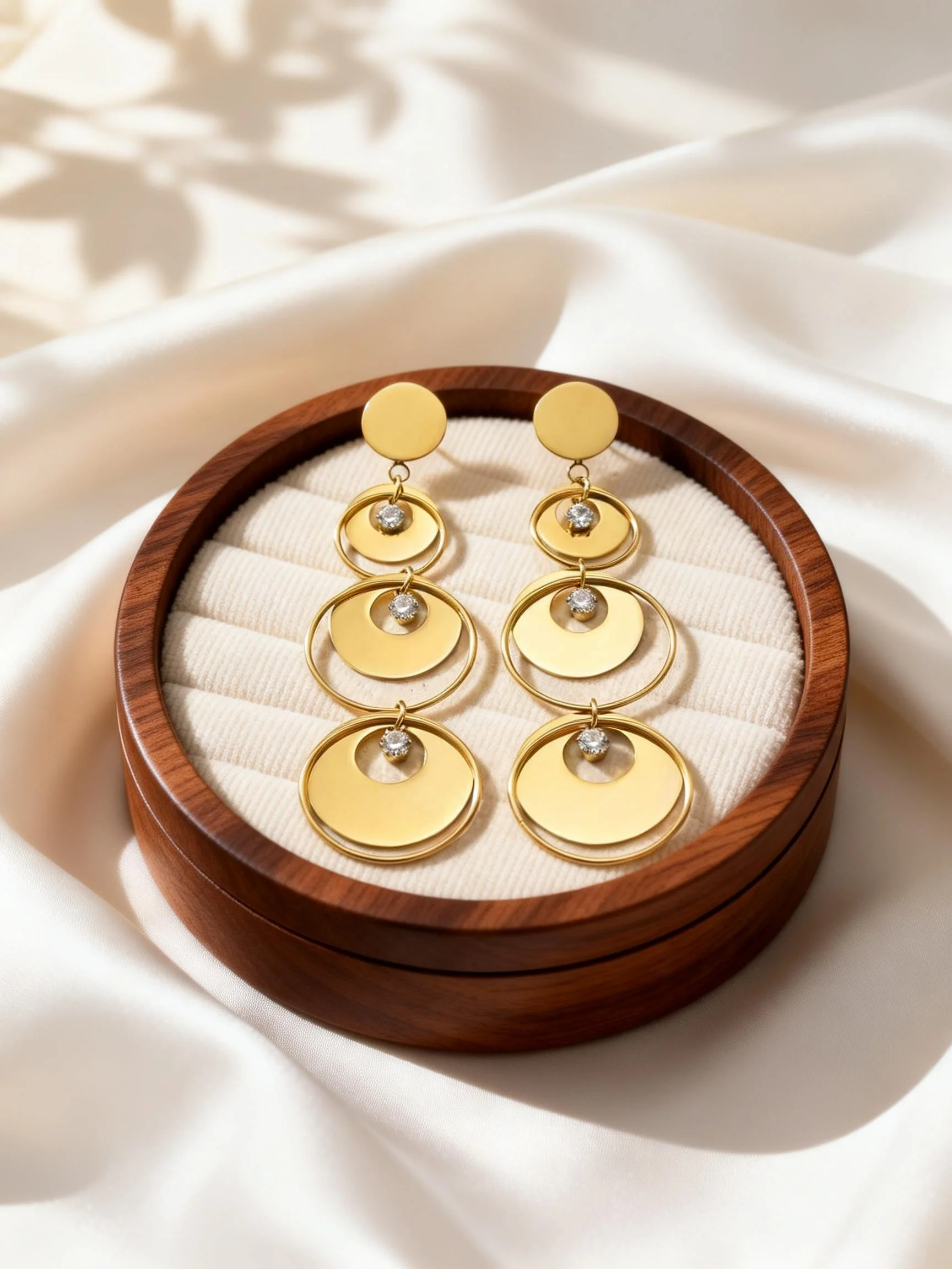 Elegant Hollow Zircon Disc Earrings for Women Fashion Versatile Women's Earrings Stainless Steel Jewelry Party Gift
Elegant Hollow Zircon Disc Earrings for Women Fashion Versatile Women's Earrings Stainless Steel Jewelry Party Gift