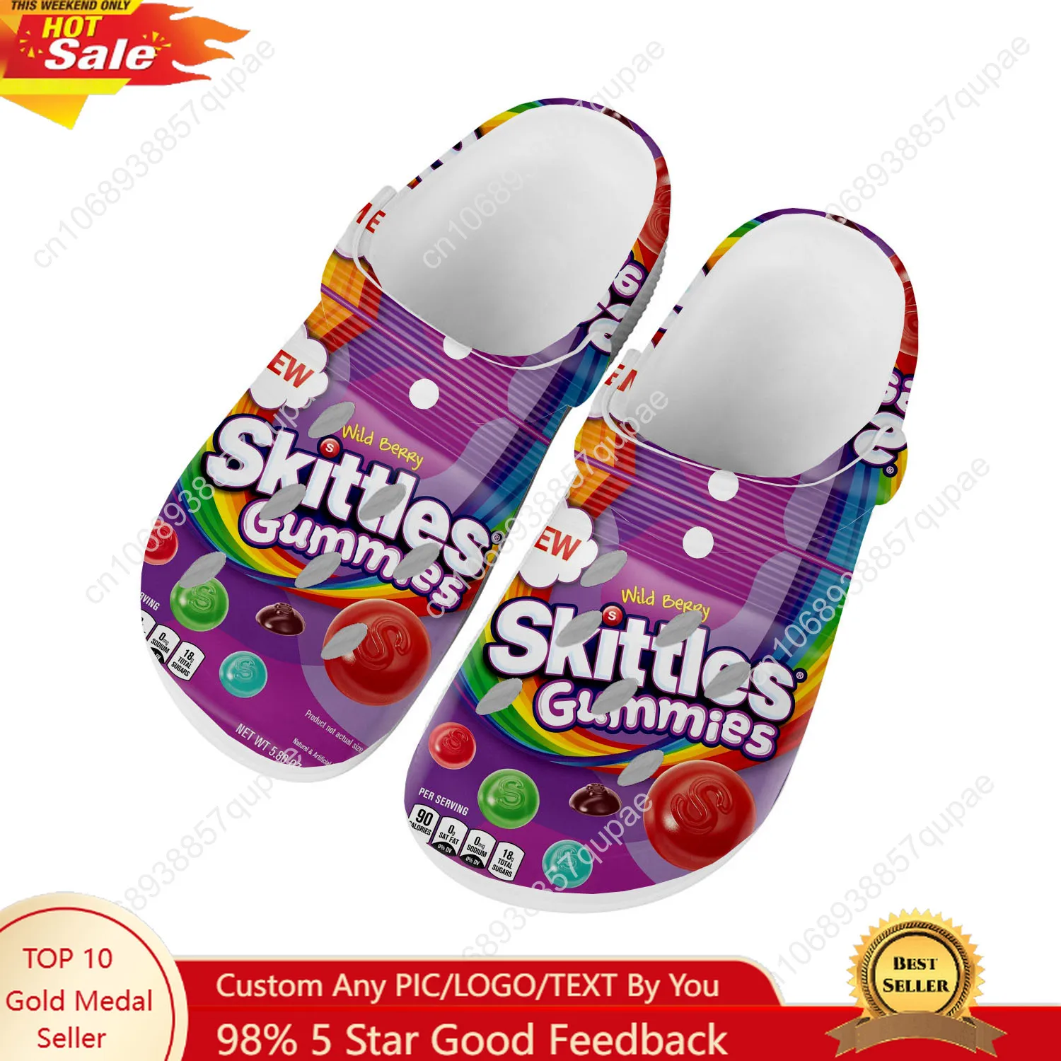Skittles Home Sandals Mens Womens Teenagers Teenager Fashion Water Shoes Garden Breathable Comfort Beach Clog Custom Slippers
Skittles Home Sandals Mens Womens Teenagers Teenager Fashion Water Shoes Garden Breathable Comfort Beach Clog Custom Slippers