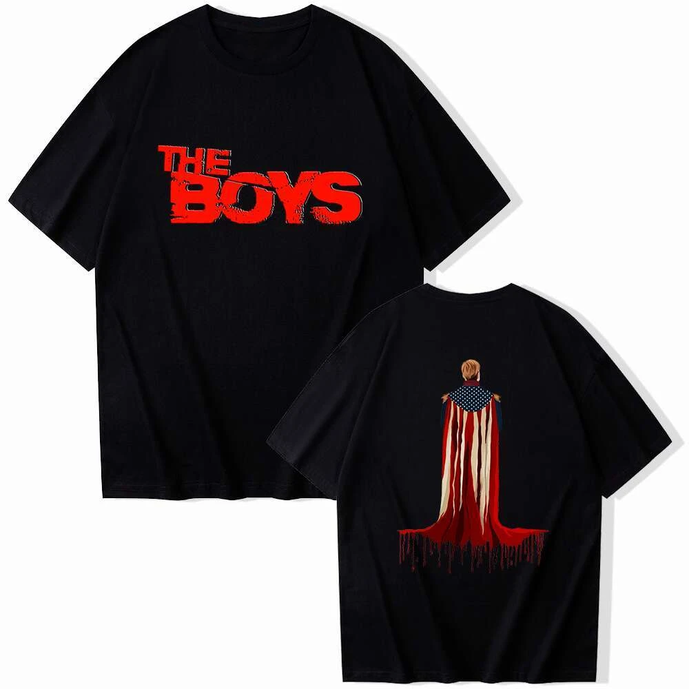 Черный халат Picket THE BOYS Motherland Azu, хлопковая двусторонняя летняя футболка с круглым вырезом и принтом
Черный халат Picket THE BOYS Motherland Azu, хлопковая двусторонняя летняя футболка с круглым вырезом и принтом