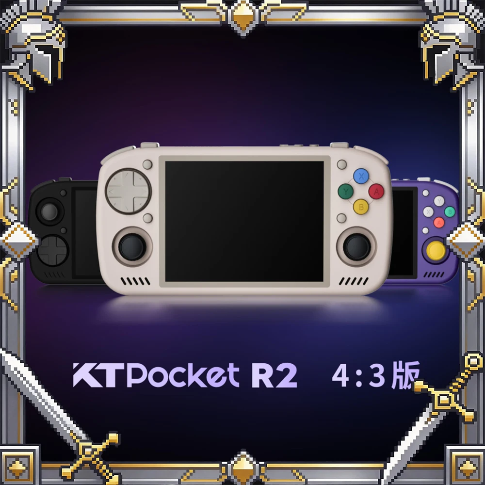 KTPocket R2 KTR2 4:3/3:2 Touch Screen Retro Handheld Device With Hall joystick Gaming Console Support WIFI BT Android Console
KTPocket R2 KTR2 4:3/3:2 Touch Screen Retro Handheld Device With Hall joystick Gaming Console Support WIFI BT Android Console