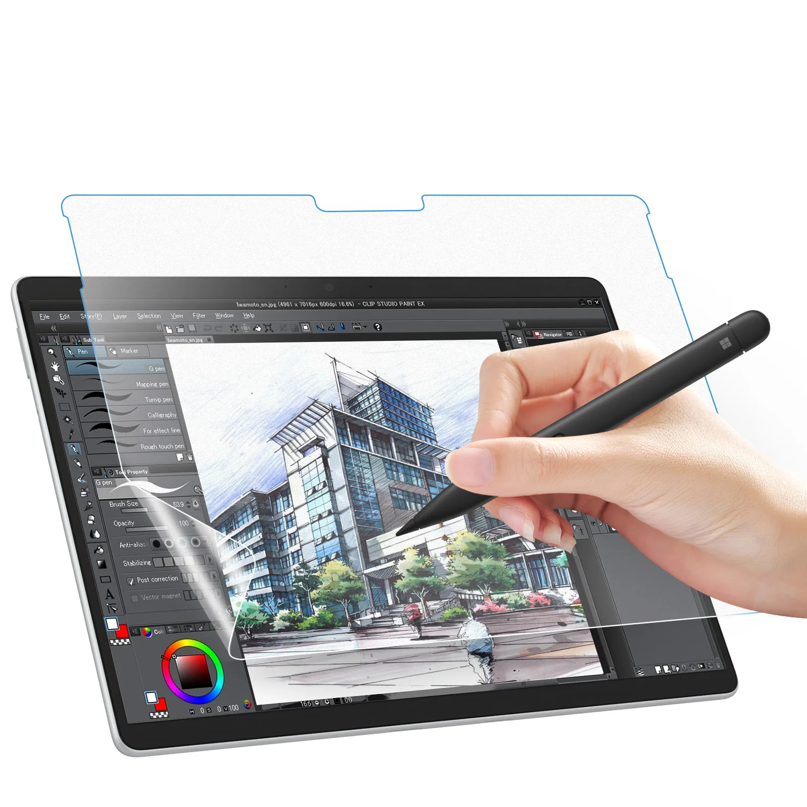 1 упаковка бумажной защитной пленки для экрана Microsoft Surface Pro 11 2024, Surface Pro 10/Pro 9/Pro 8/Pro X-13 дюймов, антибликовый
1 упаковка бумажной защитной пленки для экрана Microsoft Surface Pro 11 2024, Surface Pro 10/Pro 9/Pro 8/Pro X-13 дюймов, антибликовый