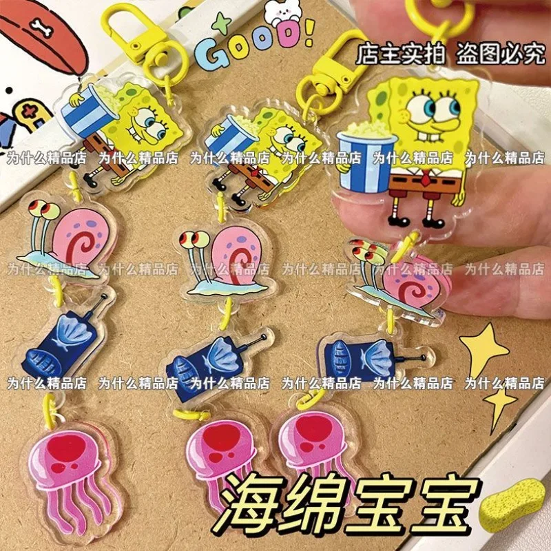 Anime Peripherals SpongeBob SquarePants Figure Phone Strap Gary Figurine Acrylic Pendant Jellyfish Decoration Collection Toys
Anime Peripherals SpongeBob SquarePants Figure Phone Strap Gary Figurine Acrylic Pendant Jellyfish Decoration Collection Toys