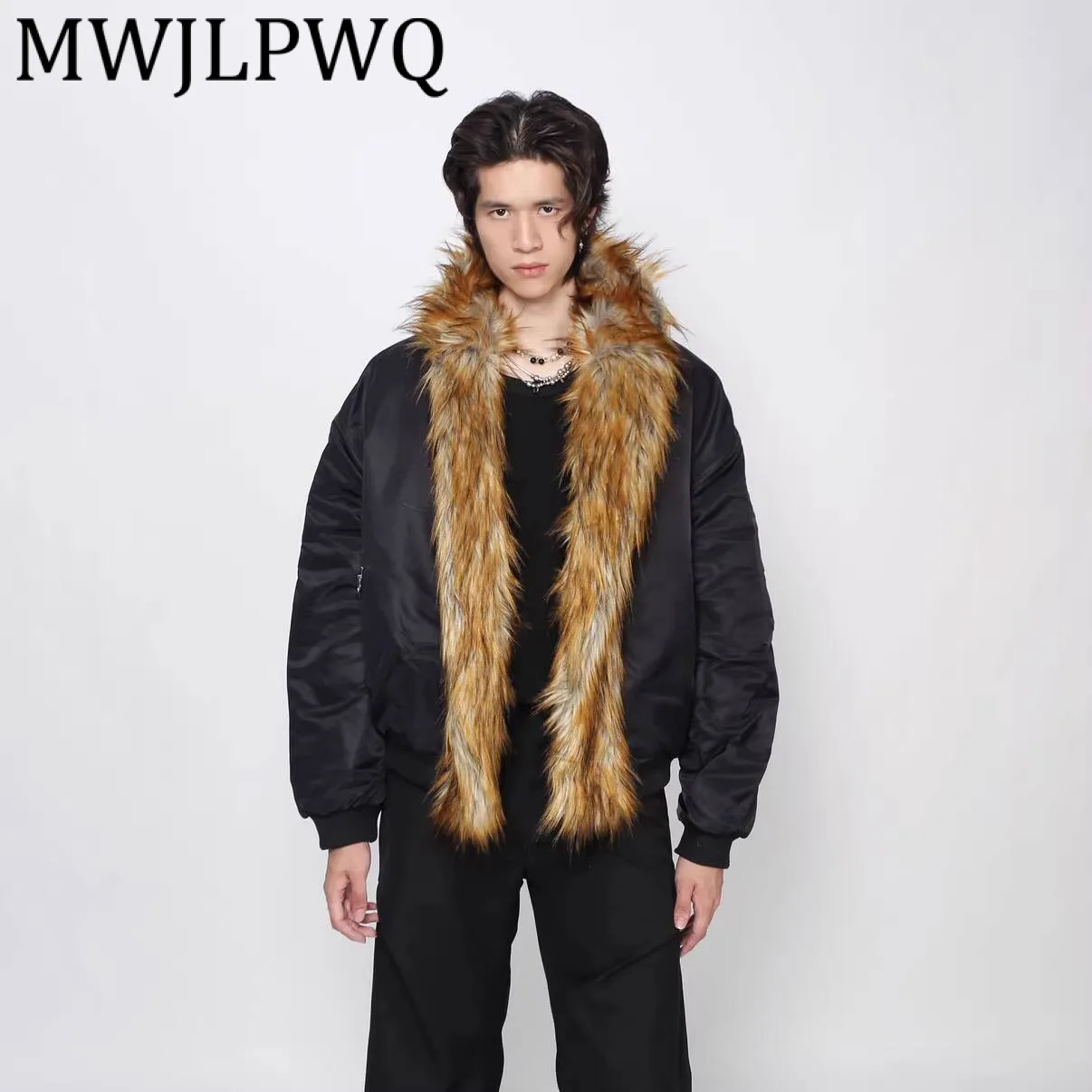 MWJLPWQ Winter Warm American Style High-End Large Fur Collar Cotton Coat Men's Design Street Trendy Loose Niche Outerwear 21849
MWJLPWQ Winter Warm American Style High-End Large Fur Collar Cotton Coat Men's Design Street Trendy Loose Niche Outerwear 21849