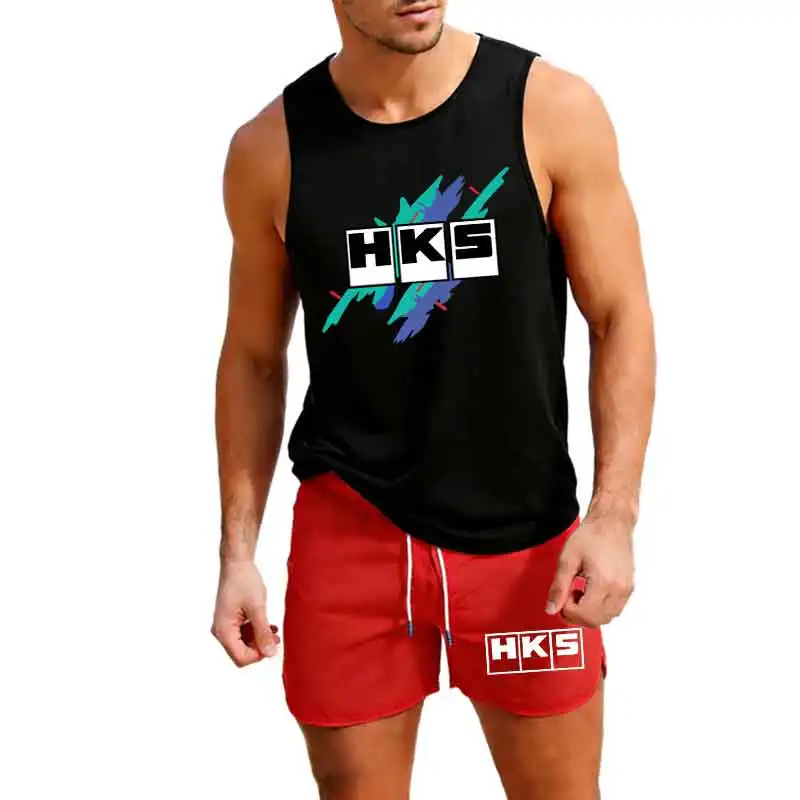 European size Men's Mesh Vest+Quick Drying Shorts 2-piece Basketball Training Jogging Sports Set Summer Casual Men Clothing
European size Men's Mesh Vest+Quick Drying Shorts 2-piece Basketball Training Jogging Sports Set Summer Casual Men Clothing