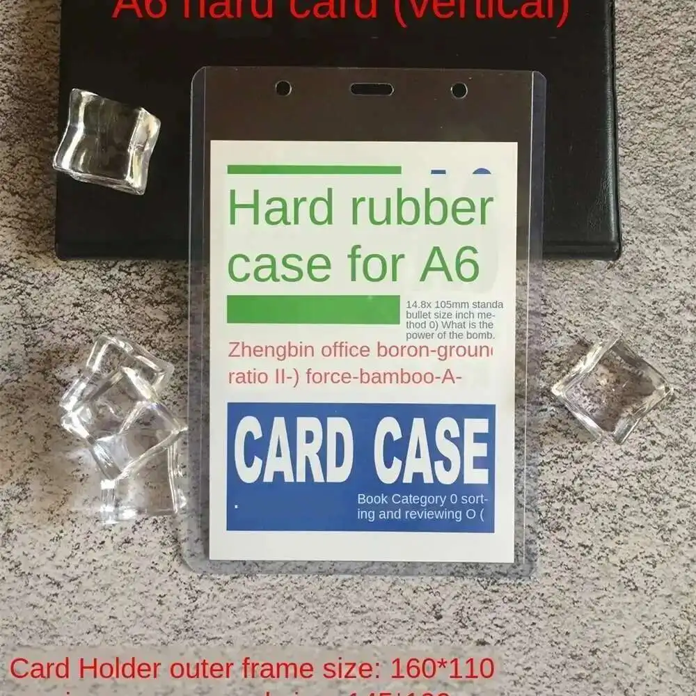 Loripos офисные школьные принадлежности ПВХ жесткий пластиковый бумажный чехол для бирки A6 держатель для карт держатель для заметок чехол
Loripos офисные школьные принадлежности ПВХ жесткий пластиковый бумажный чехол для бирки A6 держатель для карт держатель для заметок чехол