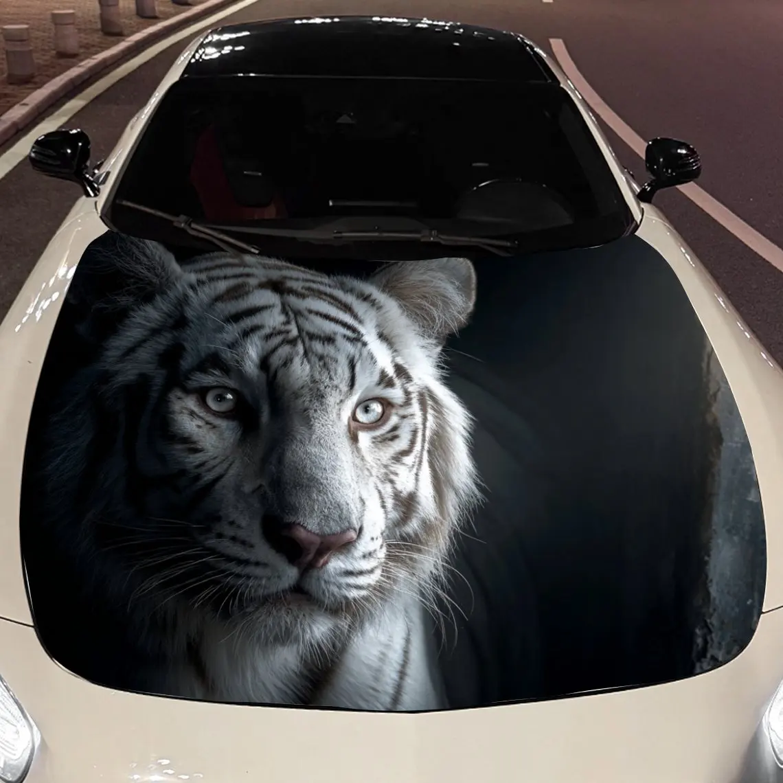 Car Decals A White Tiger With A Gentle And Noble Aura In A Simple Backdrop Car Hood Sticker, Waterproof Self - Adhesive Vinyl Gr
Car Decals A White Tiger With A Gentle And Noble Aura In A Simple Backdrop Car Hood Sticker, Waterproof Self - Adhesive Vinyl Gr