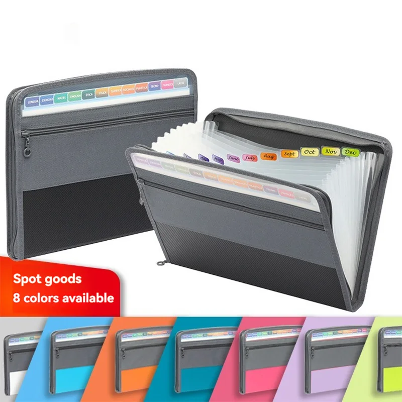 Папка-аккордеон с надежной молнией, 13 карманов, расширяемая папка для документов с передним карманом для ручек, школьные и офисные принадлежности
Папка-аккордеон с надежной молнией, 13 карманов, расширяемая папка для документов с передним карманом для ручек, школьные и офисные принадлежности