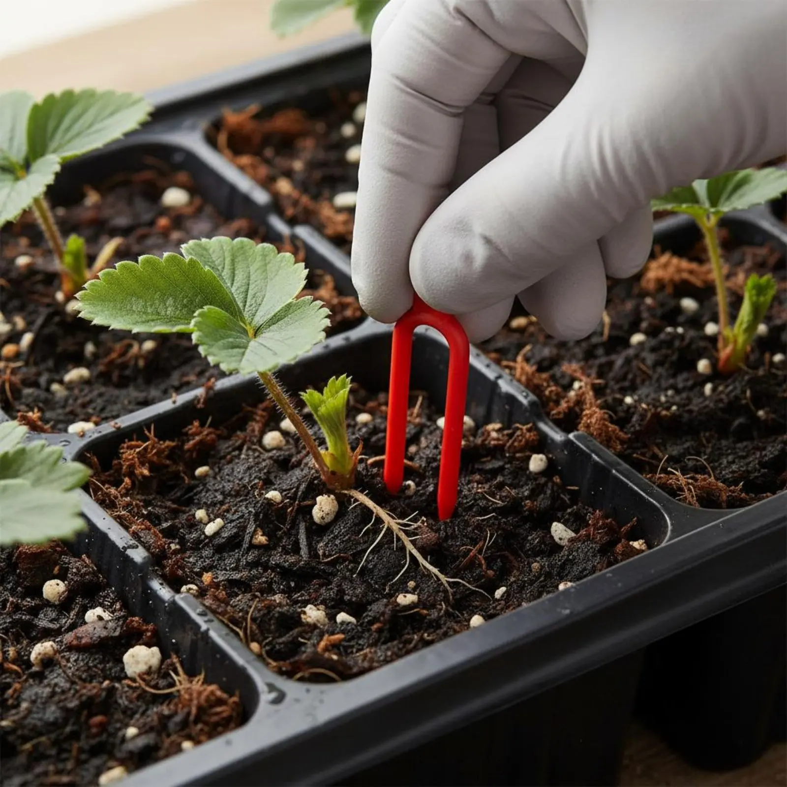 Strawberry Runner Rooting Pot Protects Roots Strawberry Propagation Container Hanging Young Plant Container Thickened Frame
Strawberry Runner Rooting Pot Protects Roots Strawberry Propagation Container Hanging Young Plant Container Thickened Frame
