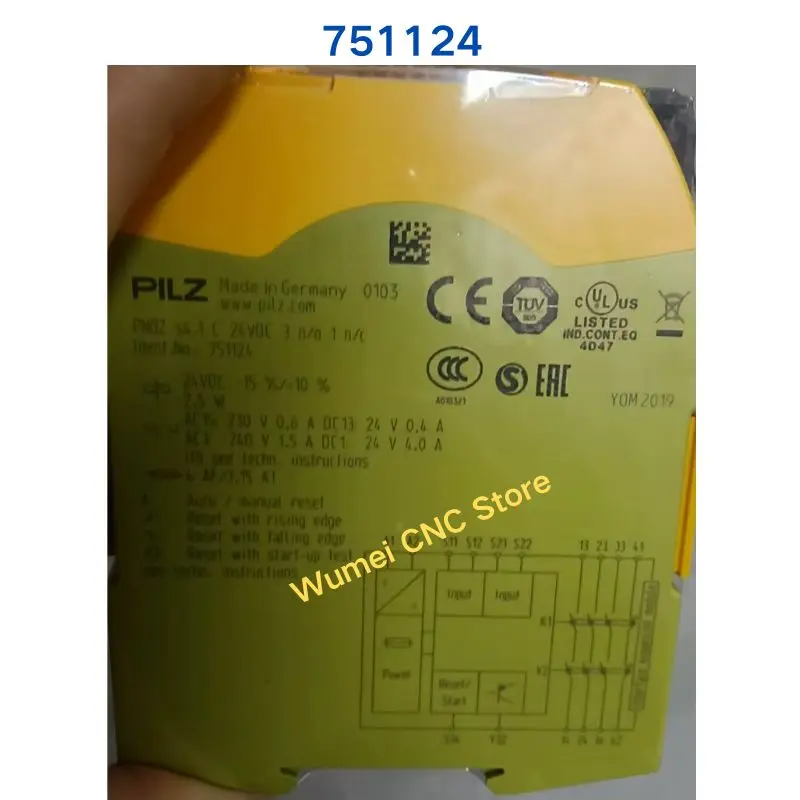 brand new for PILZ relay PNOZ s4.1 C 751124
brand new for PILZ relay PNOZ s4.1 C 751124