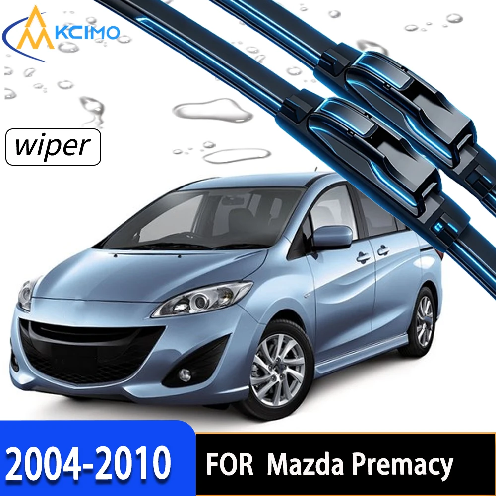 2Pcs Front Windshield Wiper Blades For Mazda Premacy CR 2004-2010, Quality Rubber Wipers for Clear Driving View
2Pcs Front Windshield Wiper Blades For Mazda Premacy CR 2004-2010, Quality Rubber Wipers for Clear Driving View