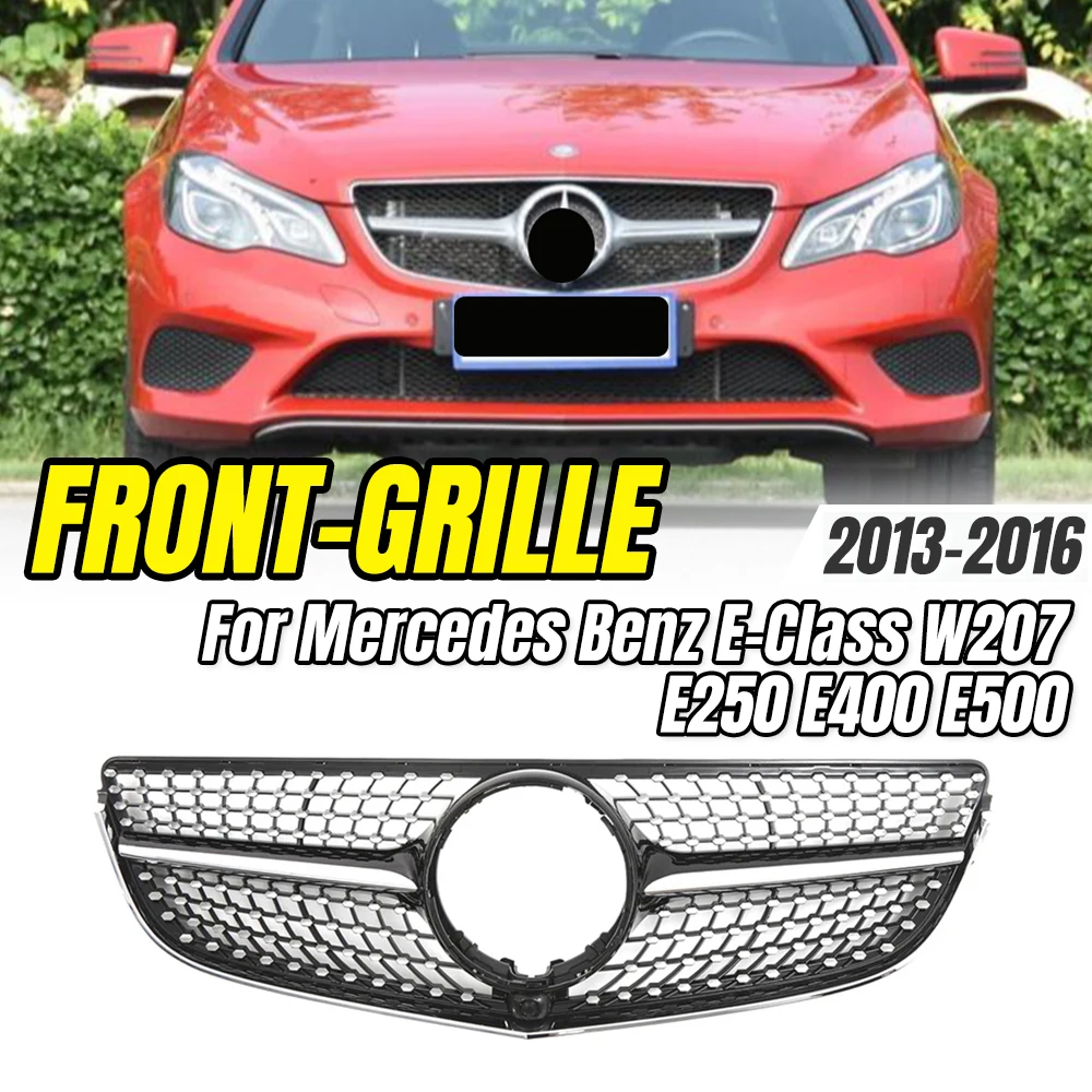 For Mercedes Benz E-Class W207 E250 E400 E500 13-16 Diamonds Style Front Bumper Grille,Car Styling Upgrade Parts & Accessories.
For Mercedes Benz E-Class W207 E250 E400 E500 13-16 Diamonds Style Front Bumper Grille,Car Styling Upgrade Parts & Accessories.