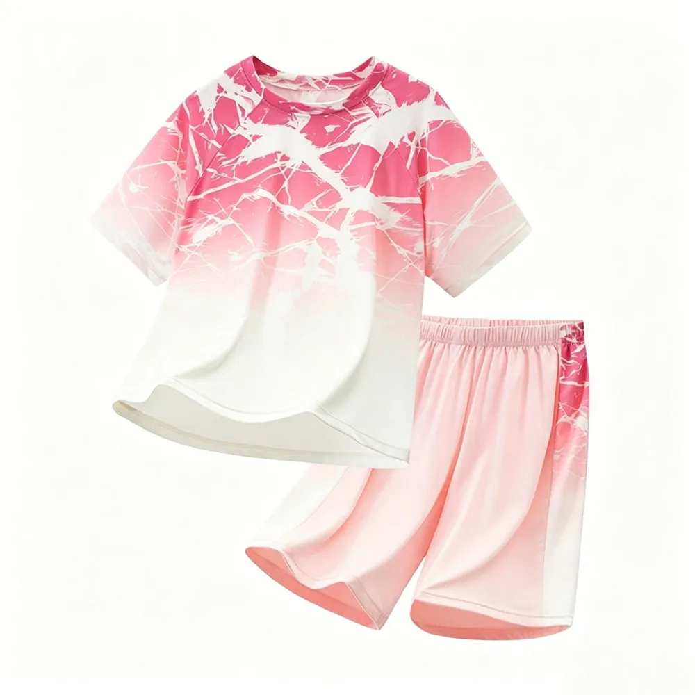 Mesh Girl Sport Suit Toddler 5 7 8 10 11 12 14 16Years Summer Sports Outfits Teen Girls Sportswear Set Pink White Kids Tracksuit
Mesh Girl Sport Suit Toddler 5 7 8 10 11 12 14 16Years Summer Sports Outfits Teen Girls Sportswear Set Pink White Kids Tracksuit