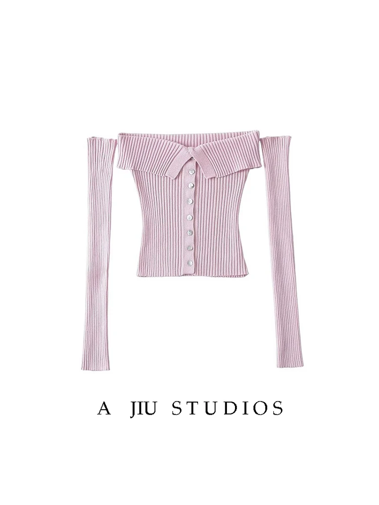 Pure Desire Sexy Pink Knitted oulder Bared Slim Fit Base irt Women's Faion Sweet Sle Long Sve ort Length C...
Pure Desire Sexy Pink Knitted oulder Bared Slim Fit Base irt Women's Faion Sweet Sle Long Sve ort Length C...