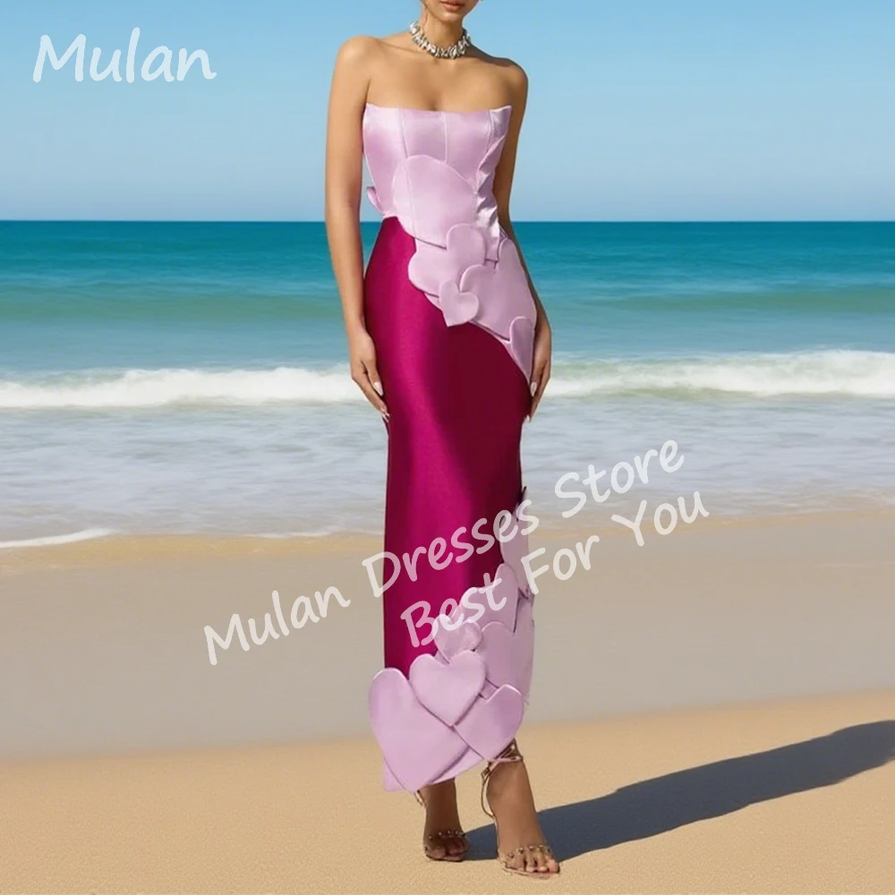 Customized Elegant Mermaid Evening Dresses for Special Occasions Satin Strapless Ankle-Length Women Gala Prom Party Dress 2025
Customized Elegant Mermaid Evening Dresses for Special Occasions Satin Strapless Ankle-Length Women Gala Prom Party Dress 2025