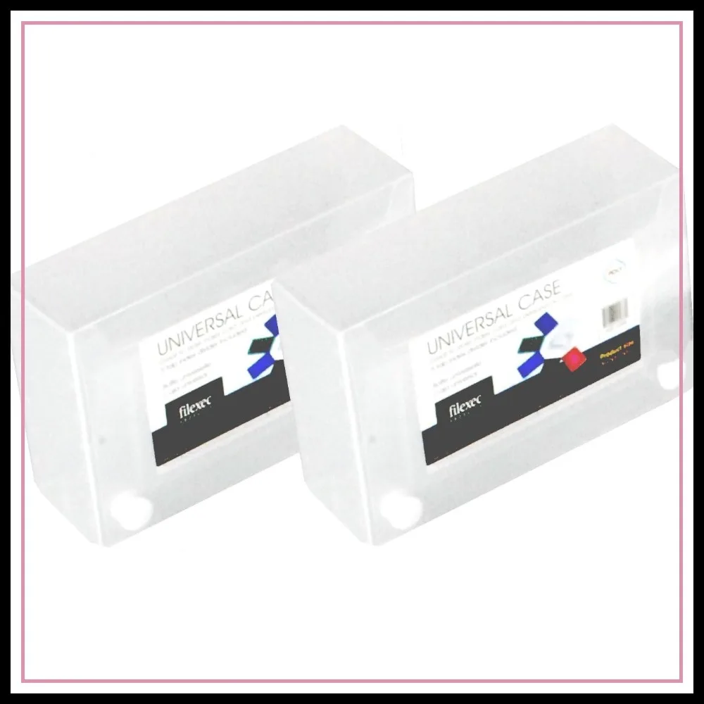 3 x 5 Inches Index Card Case, Clear, Pack of 2 - Filexec Products
3 x 5 Inches Index Card Case, Clear, Pack of 2 - Filexec Products