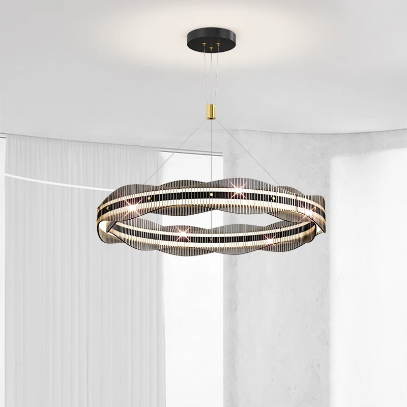 New Creative Circle LED Chandelier Luxury Light Modern Living Room Bedroom Pendant Light Hanging Light Fixture Hotel Decor
New Creative Circle LED Chandelier Luxury Light Modern Living Room Bedroom Pendant Light Hanging Light Fixture Hotel Decor