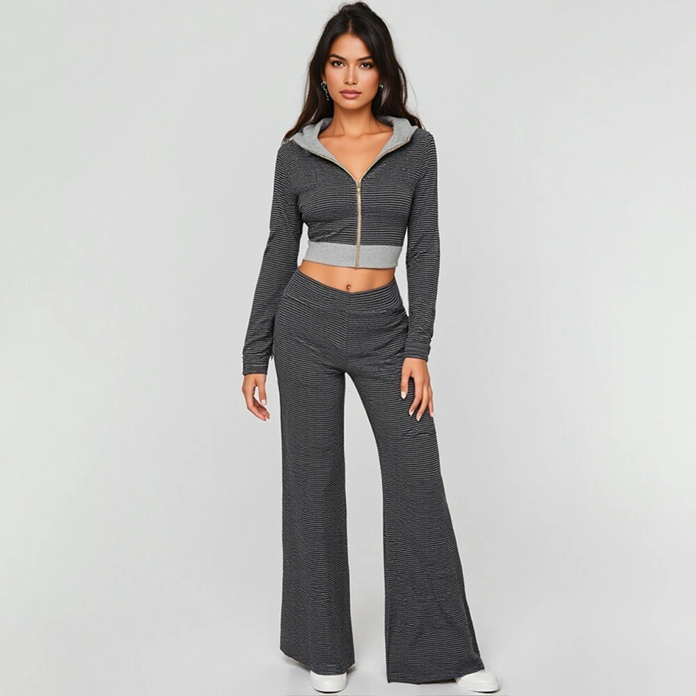 MiaMuse Women's 2025 Comfy Pantsuits All Seasons Long Sleeve Round Neck Hooded Full Length Plain Daily Regular Fit Pantsuits
MiaMuse Women's 2025 Comfy Pantsuits All Seasons Long Sleeve Round Neck Hooded Full Length Plain Daily Regular Fit Pantsuits