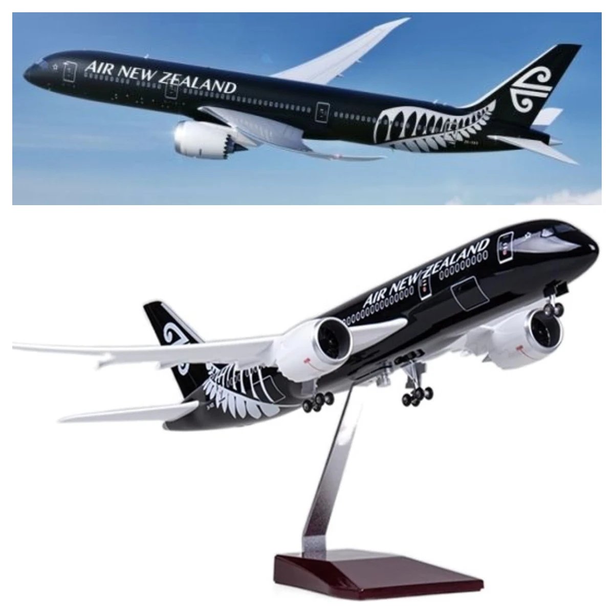 47CM for B787 Aircraft New Zealand Model W Light and Wheel Landing Gear Diecast Plastic Resin Plane Aviation Enthusiasts
47CM for B787 Aircraft New Zealand Model W Light and Wheel Landing Gear Diecast Plastic Resin Plane Aviation Enthusiasts