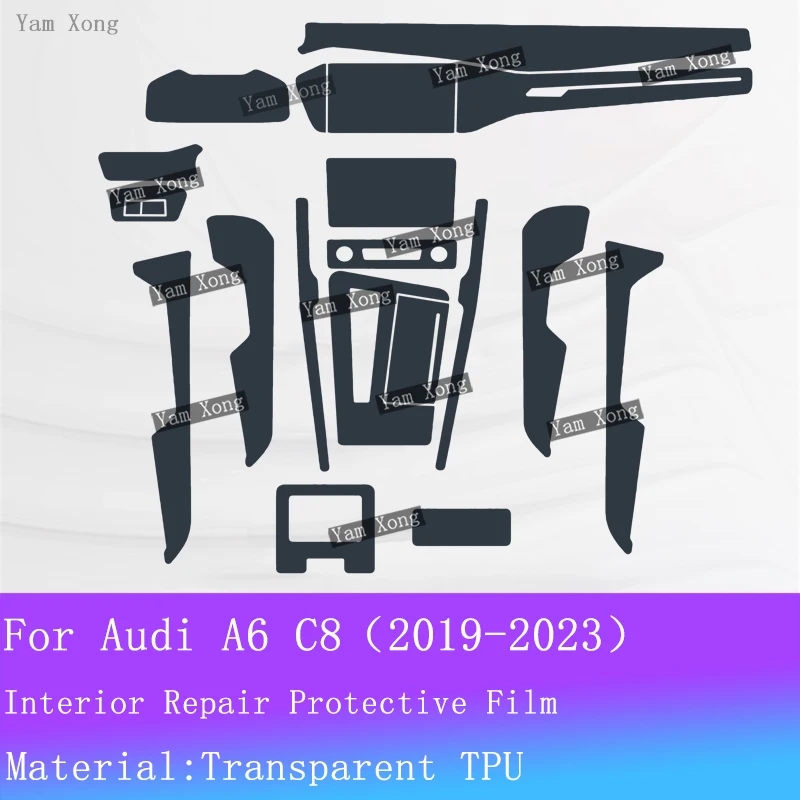Car Interior Film Suit For FAudi A6 C8 Anti-Scratch Navigation Screen & Center Console Gear Panel Transparent Protection Film
Car Interior Film Suit For FAudi A6 C8 Anti-Scratch Navigation Screen & Center Console Gear Panel Transparent Protection Film