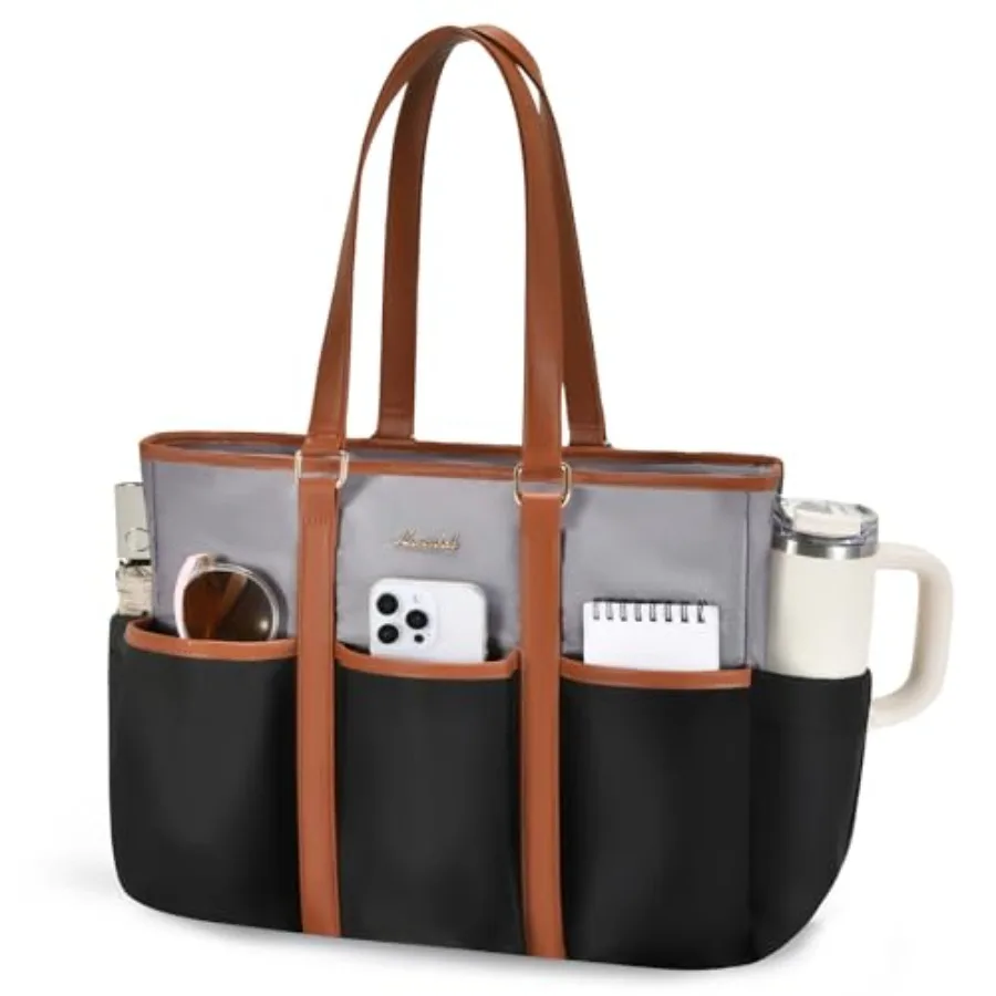 17 ch Laptop Tote Bag for Women Work, Teacher Tote Nurse Bag, Professional Utility Computer Bag For Work/Travel/College/Daily,
17 ch Laptop Tote Bag for Women Work, Teacher Tote Nurse Bag, Professional Utility Computer Bag For Work/Travel/College/Daily,