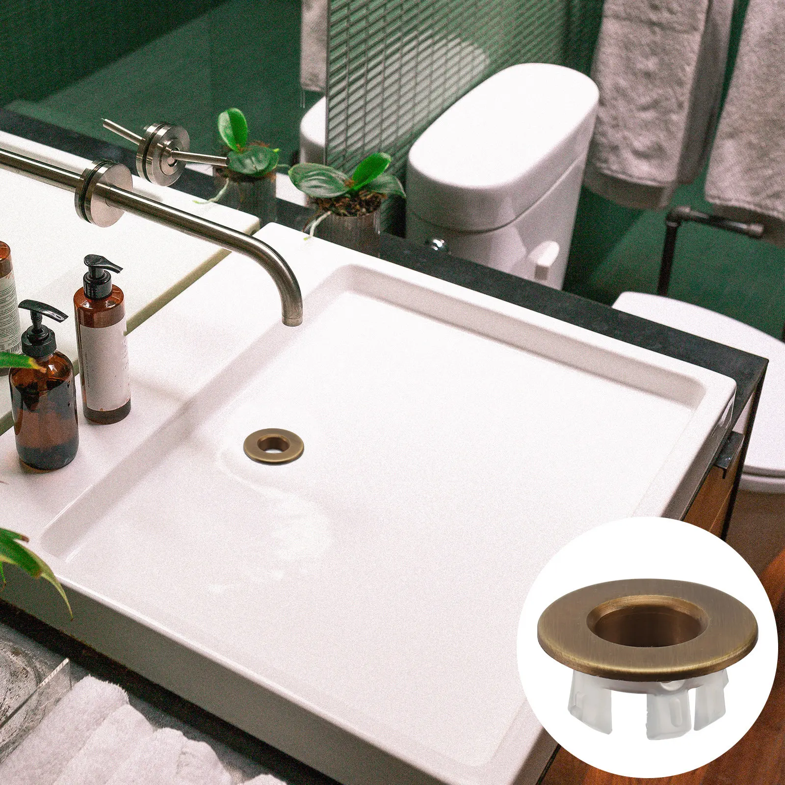 6Pcs Wash Basin Hole Rings Bronze Overflow Covers Lavatory Sink Accessories Bathroom Overflow Rings Basin Hole Covers
6Pcs Wash Basin Hole Rings Bronze Overflow Covers Lavatory Sink Accessories Bathroom Overflow Rings Basin Hole Covers
