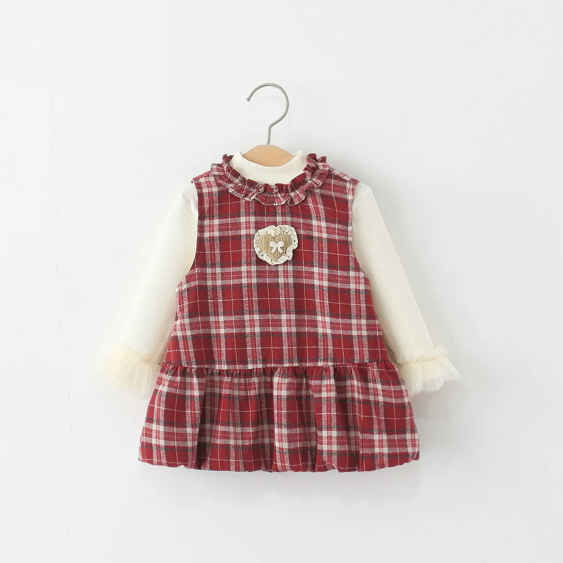 Girls Dresses Spring And Autumn Cotton Solid Color Striped Long Sleeve Baby Girl Dress Sweet and Cute Warm Baby Girl Clothing
Girls Dresses Spring And Autumn Cotton Solid Color Striped Long Sleeve Baby Girl Dress Sweet and Cute Warm Baby Girl Clothing