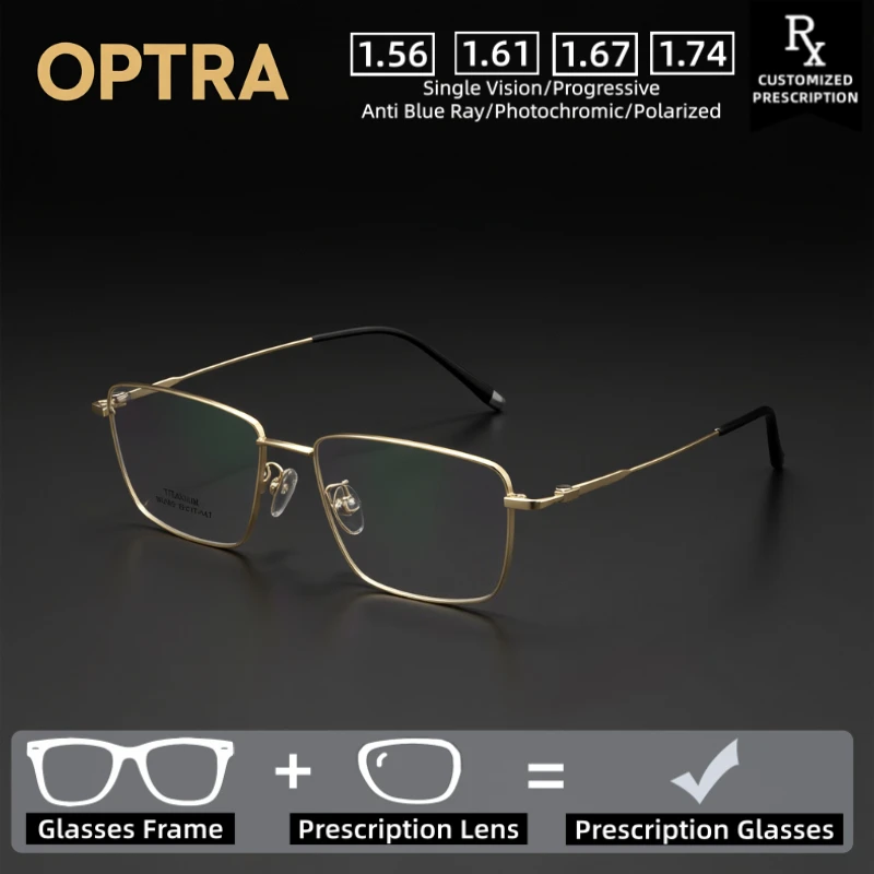 OPTRA Comfortable Fit Blue Light Blocking Ultralight Glasses Photochromic Myopia Eyeglasses Custom Prescription Optical Eyewear
OPTRA Comfortable Fit Blue Light Blocking Ultralight Glasses Photochromic Myopia Eyeglasses Custom Prescription Optical Eyewear