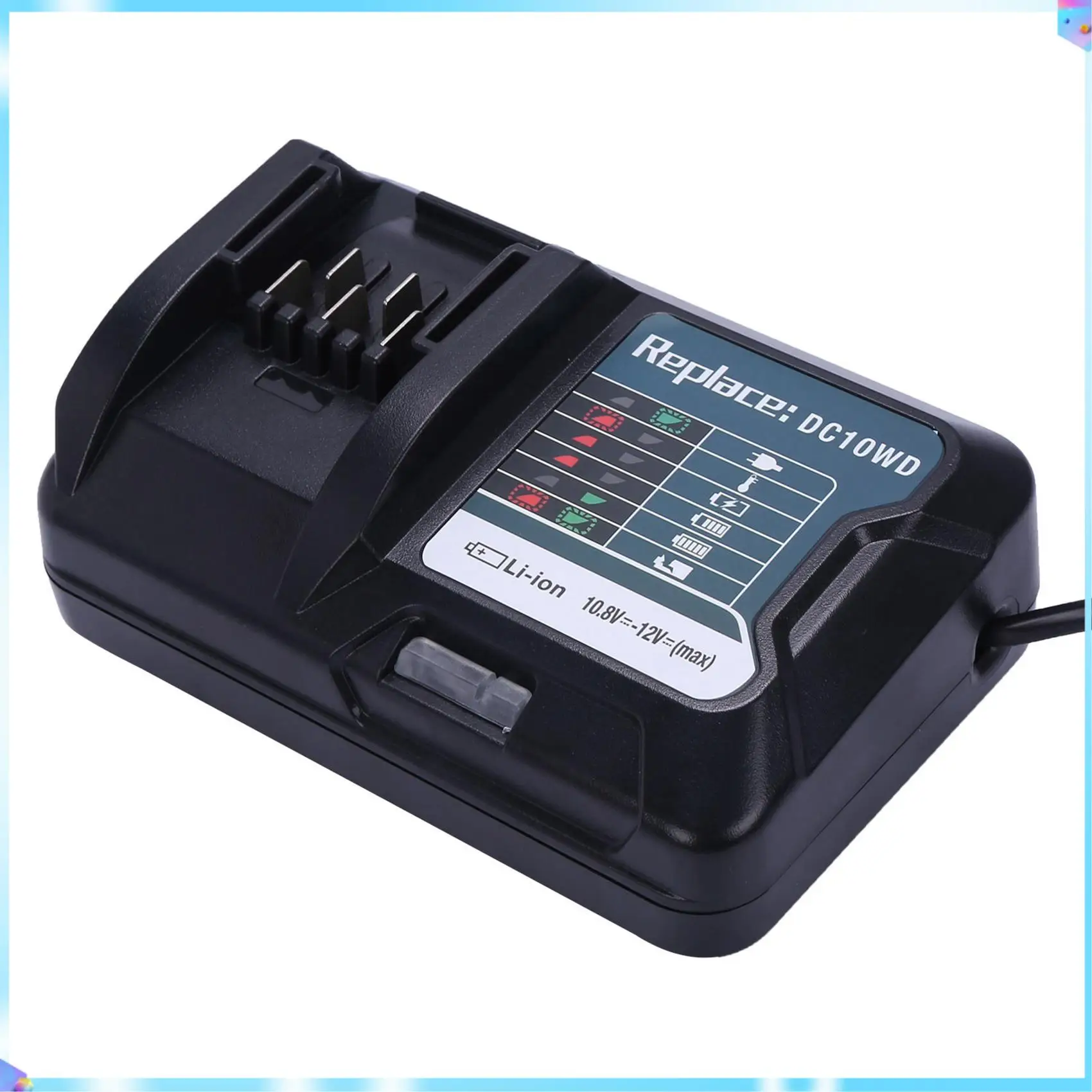 N93R 2X Fast Lithium Battery Charger For 10.8V 12V Dc10wd / Dc10sb / Dc10wc / Bl1015 / Bl1016 LED Charger EU Plug
N93R 2X Fast Lithium Battery Charger For 10.8V 12V Dc10wd / Dc10sb / Dc10wc / Bl1015 / Bl1016 LED Charger EU Plug