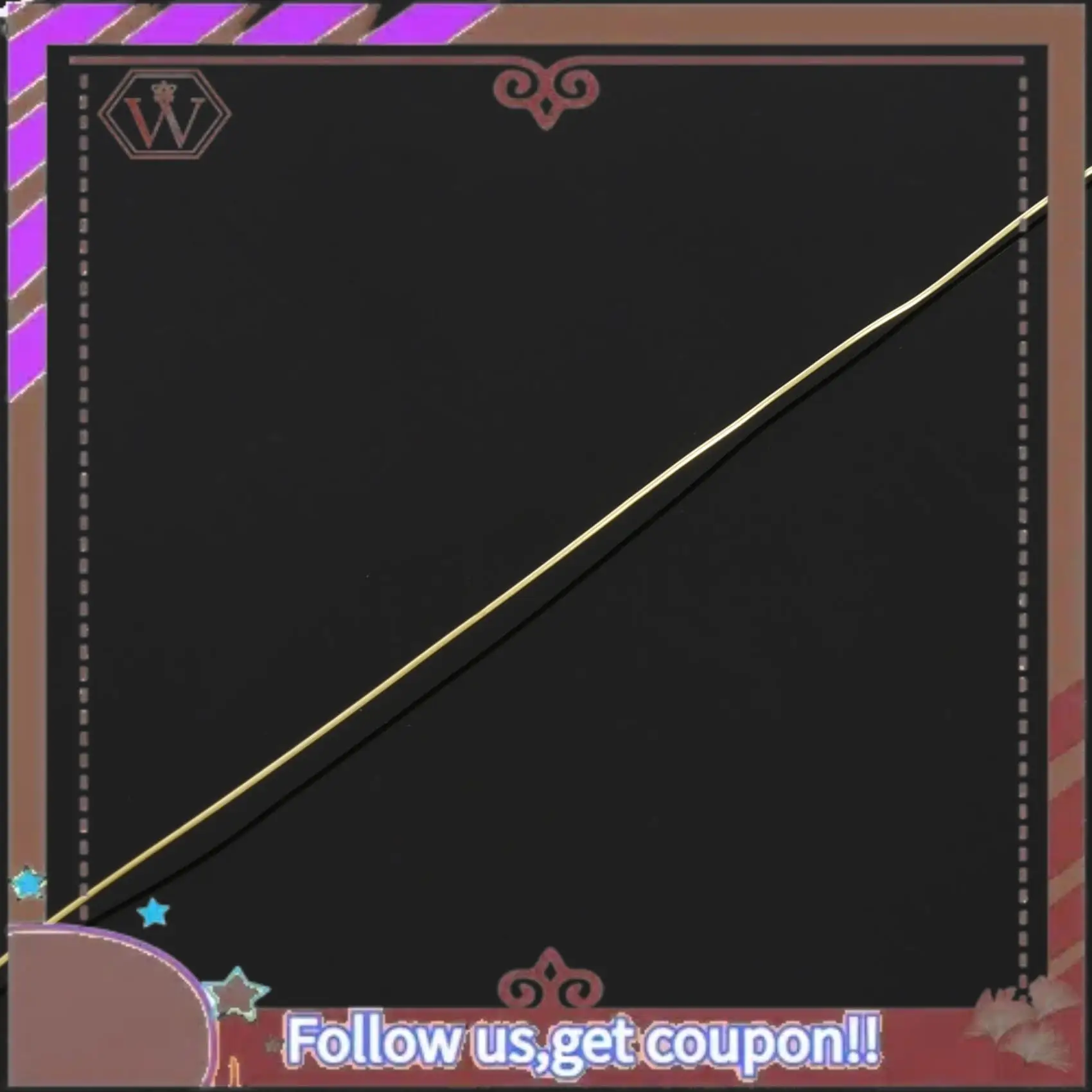 (New)-2X Coloured Brass Wire Gold 9M X 0.5Mm
(New)-2X Coloured Brass Wire Gold 9M X 0.5Mm