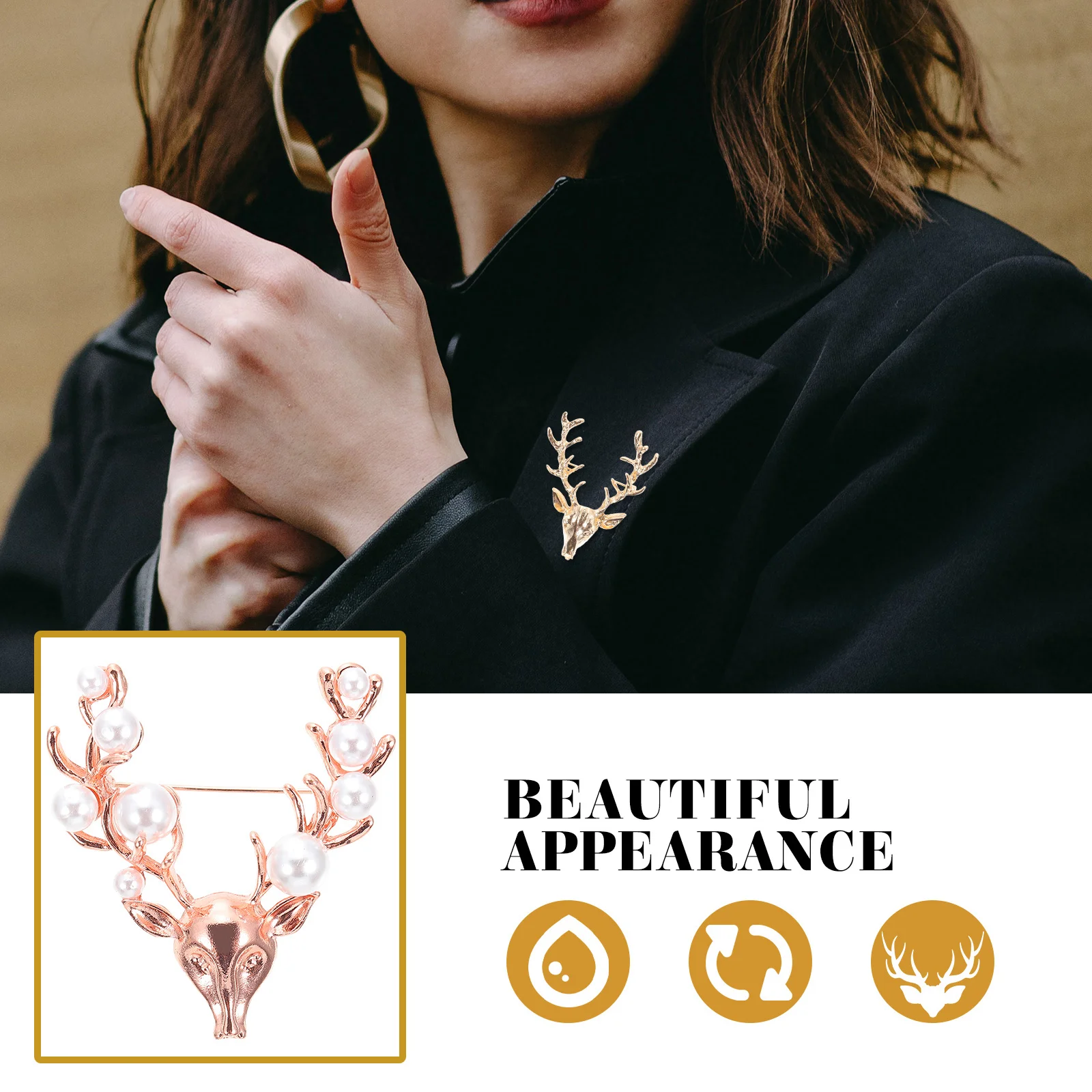 5pcs Elk Brooch Christmas Women Clothing Decors Delicate Alloy Breastpin Festival Gifts Stylish Cartoon Xmas Decor Pin
5pcs Elk Brooch Christmas Women Clothing Decors Delicate Alloy Breastpin Festival Gifts Stylish Cartoon Xmas Decor Pin