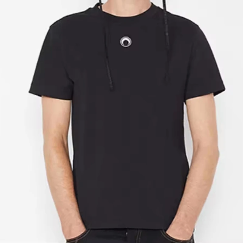 Casual Round Neck T Shirt Women Summer Slim Fit American Fashion Classic Embroidered Moon Short Sleeve Versatile Solid Color Top
Casual Round Neck T Shirt Women Summer Slim Fit American Fashion Classic Embroidered Moon Short Sleeve Versatile Solid Color Top